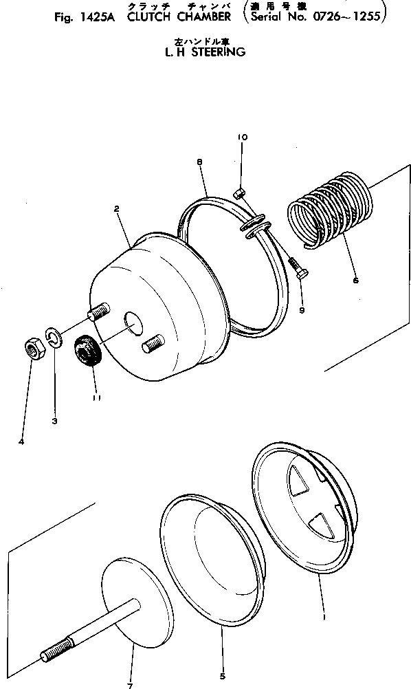 CHAMBER ASS'Y,CLUTCH 565-44-11702 KOMATSU