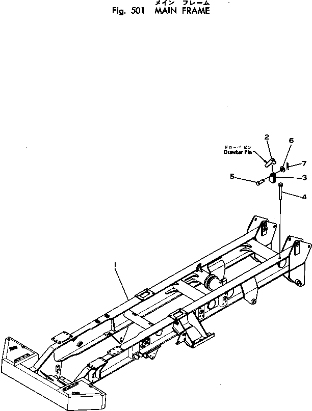 FRAME SUB ASS'Y 567-46-10102 KOMATSU
