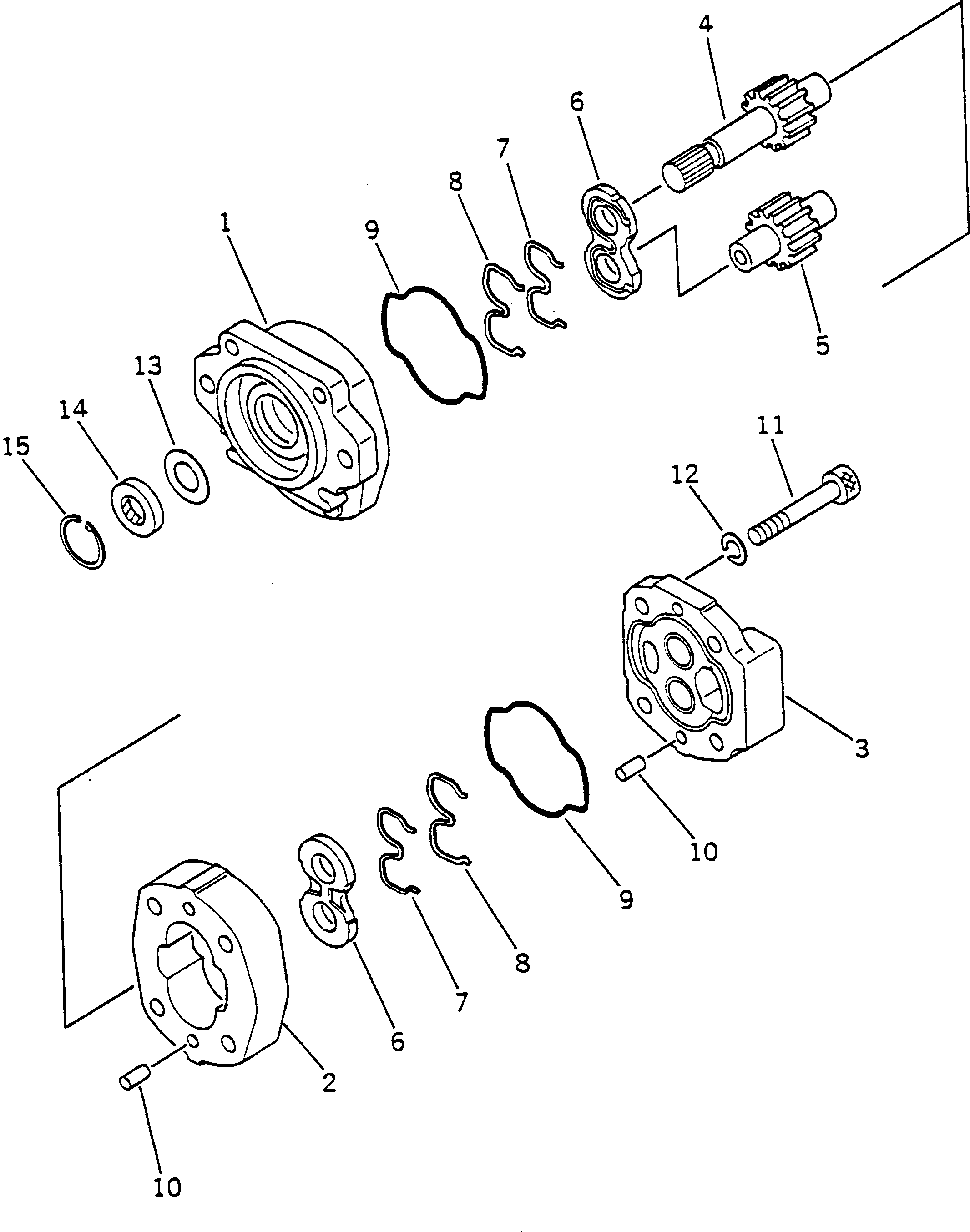 PUMP ASS'Y,(SAL080) 705-11-38110 KOMATSU