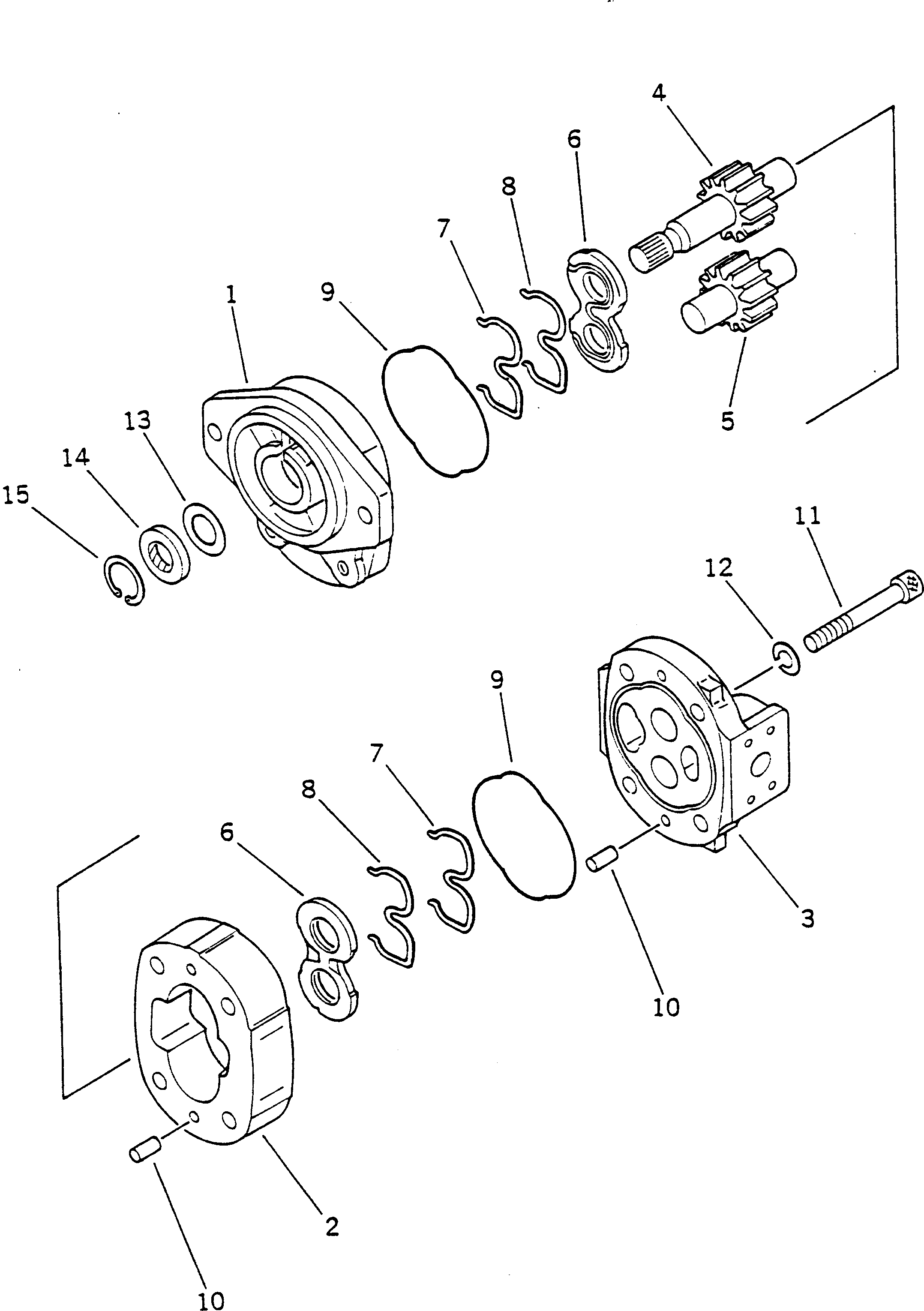 PUMP ASS'Y,(SAL 28) 705-11-29010 KOMATSU