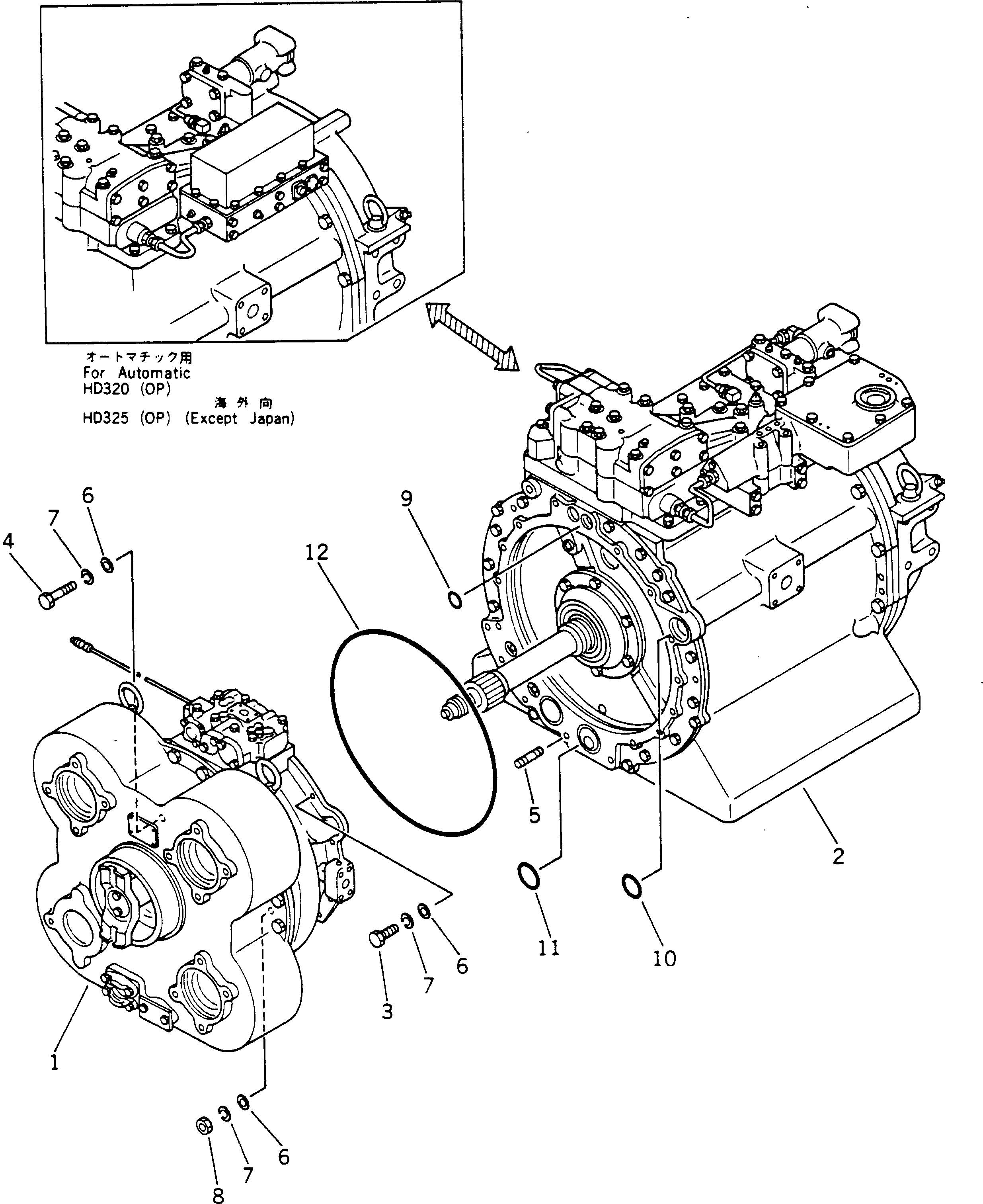 Уплотнительное кольцо (комплект) 566-14-42110 KOMATSU