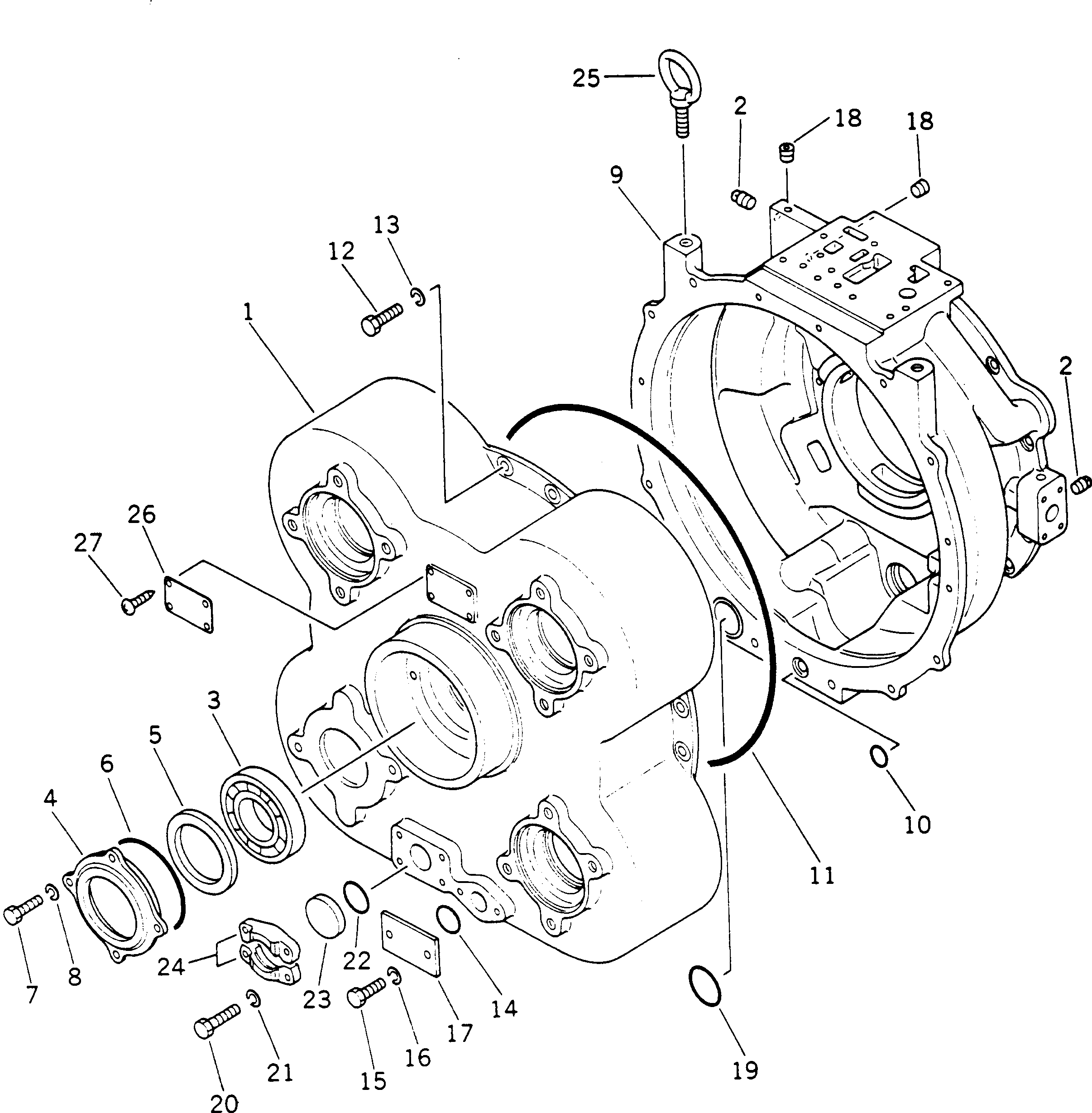 TORQFLOW ASS'Y,(FOR MANUAL) (710-06-11000) KOMATSU