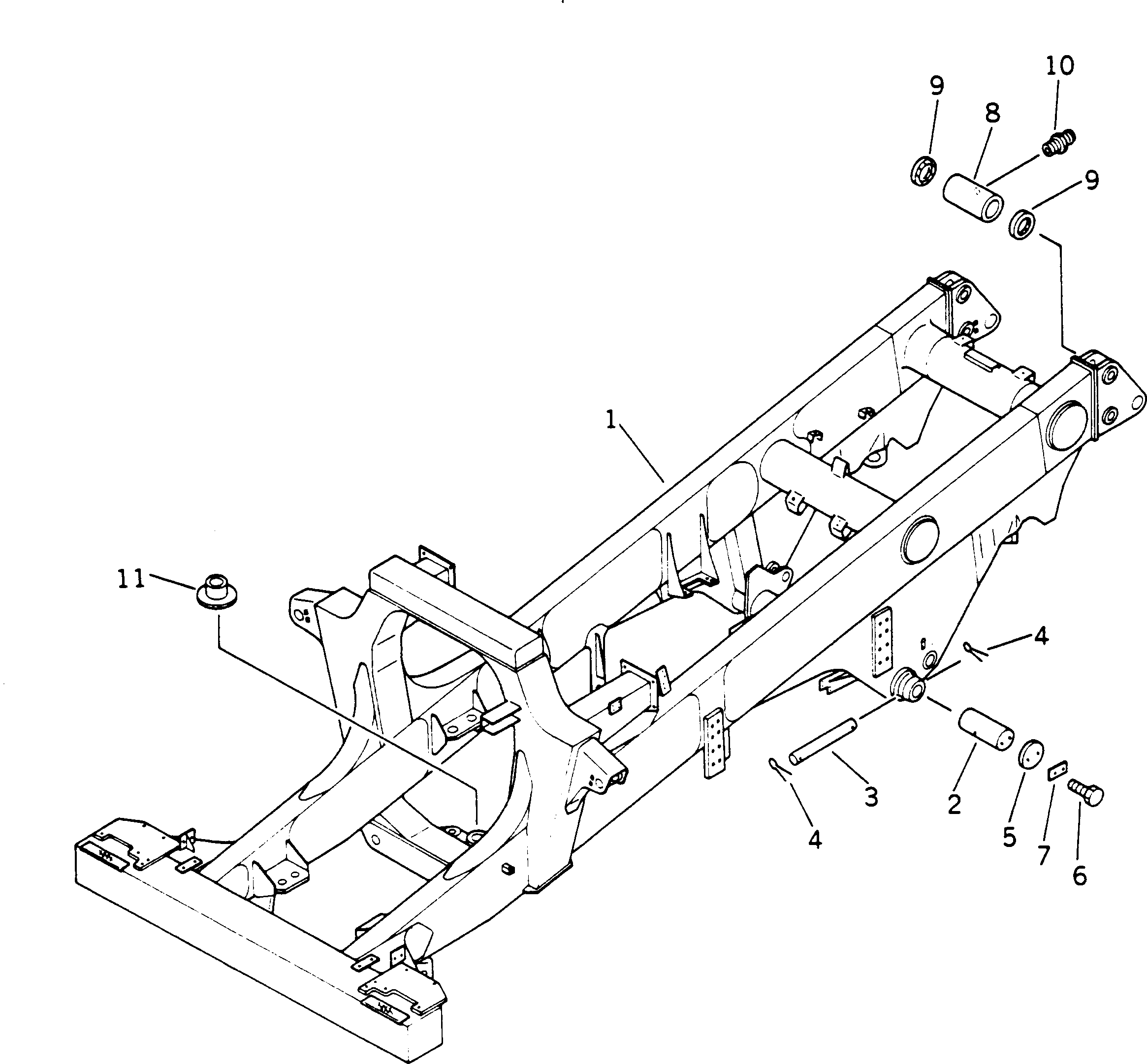 FRAME SUB ASS'Y 566-46-41201 KOMATSU