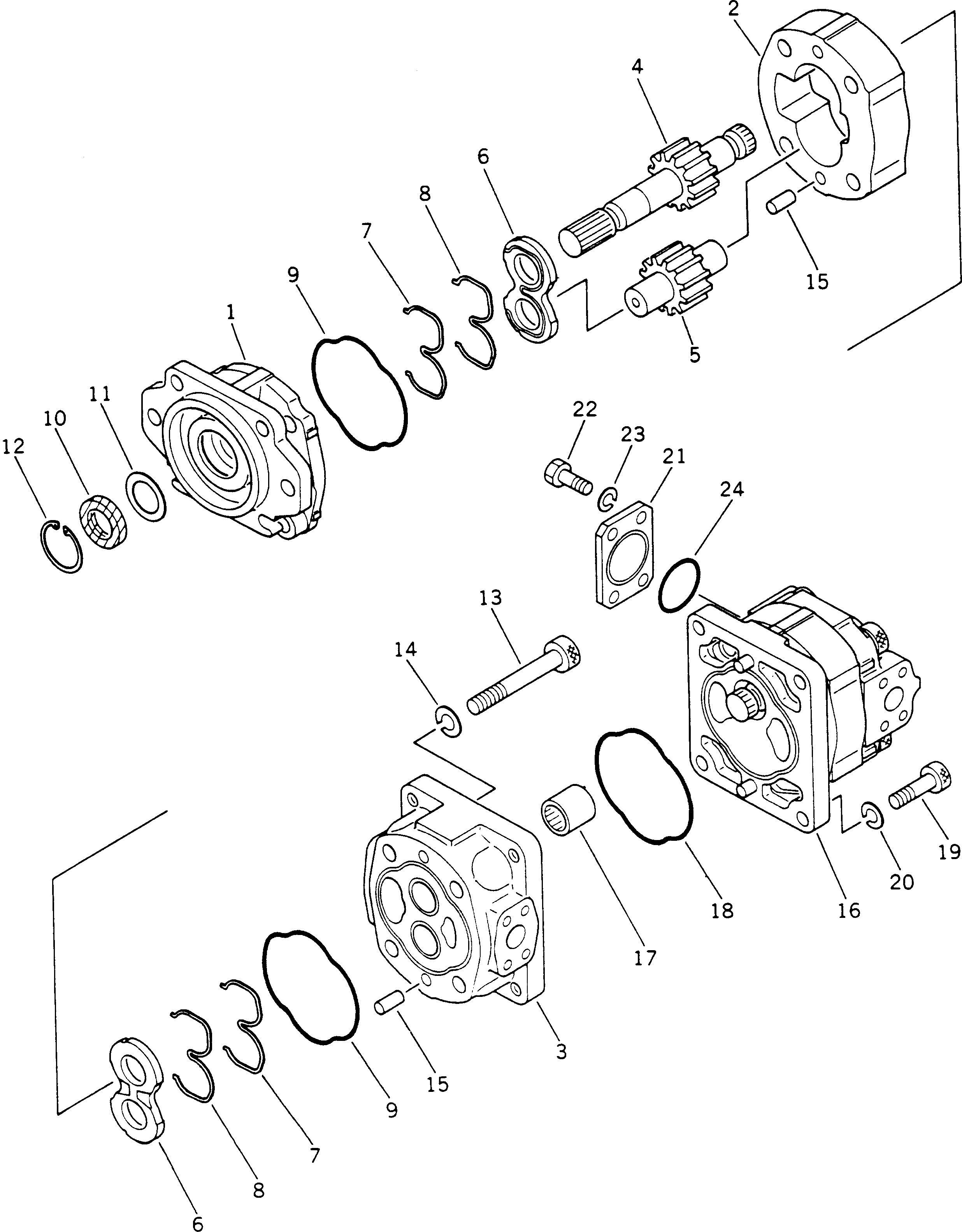 PUMP ASS'Y (SAR63),(SAR63) 705-12-36210 KOMATSU