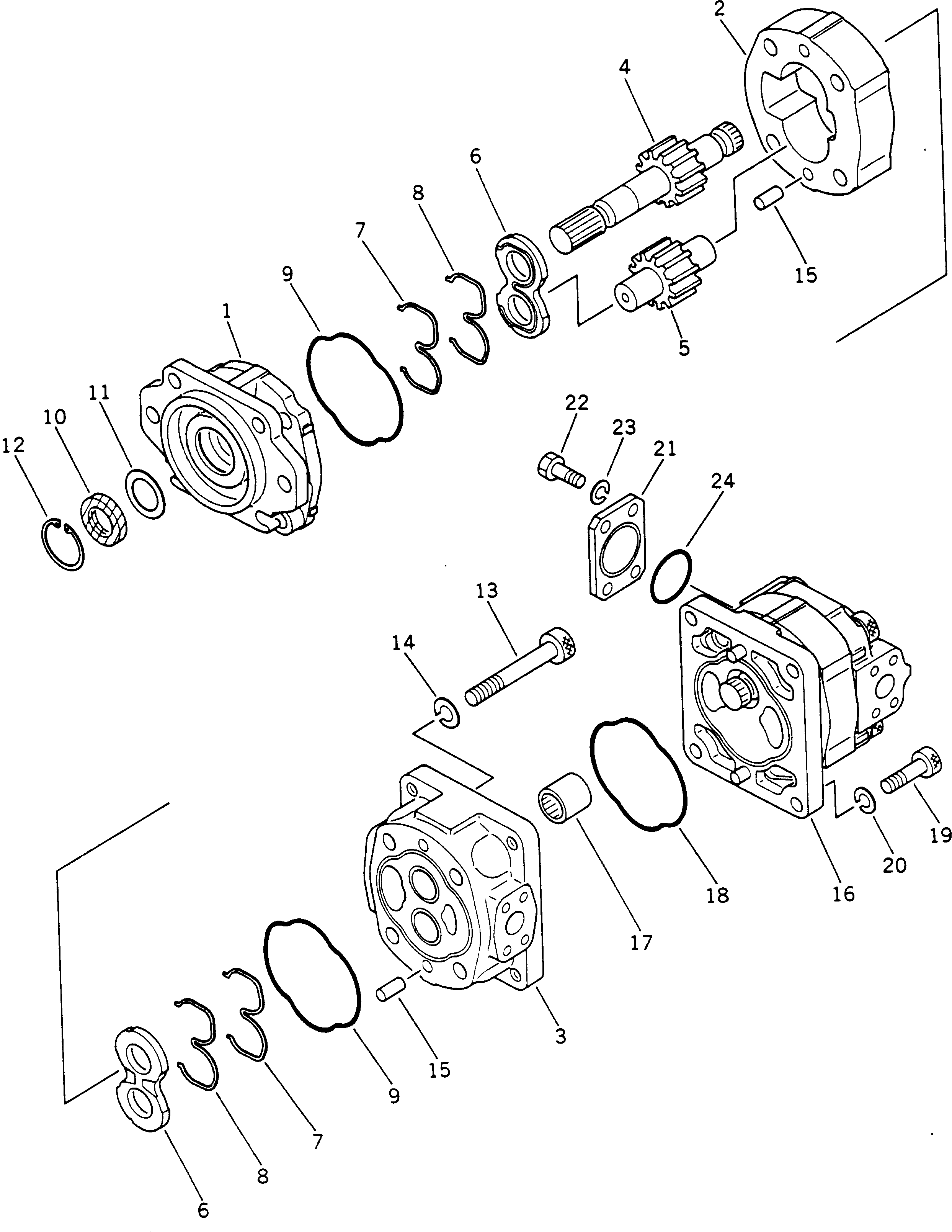 PUMP ASS'Y (SAR63),(SAR63) (705-12-36530) KOMATSU