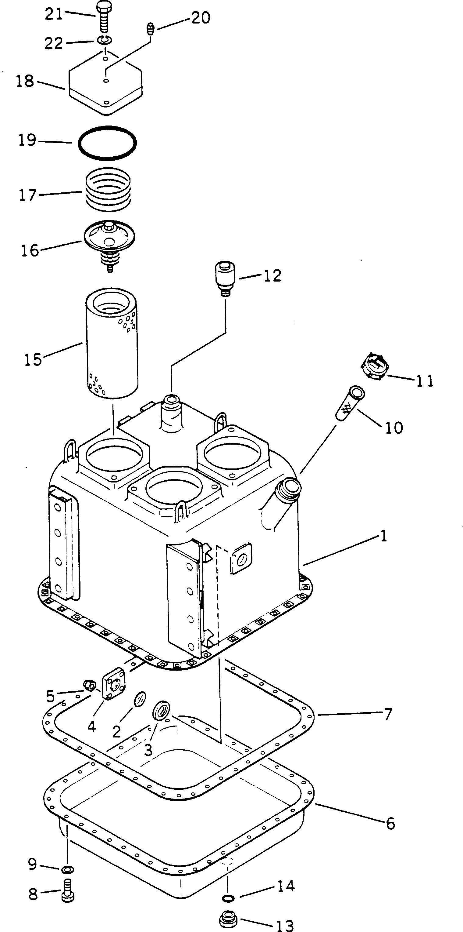 TANK FILTER ASS'Y 566-60-47001 KOMATSU