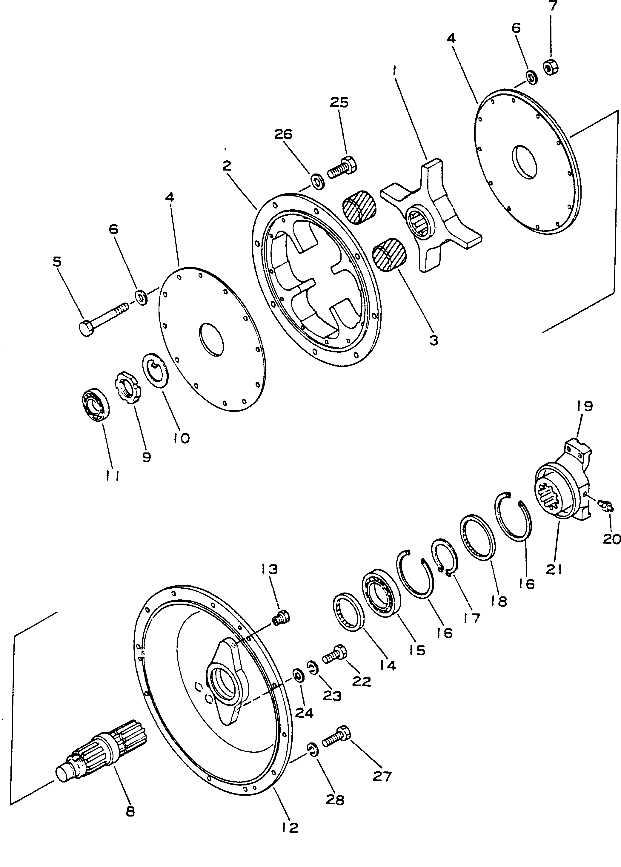 Корпус 566-01-12142 KOMATSU