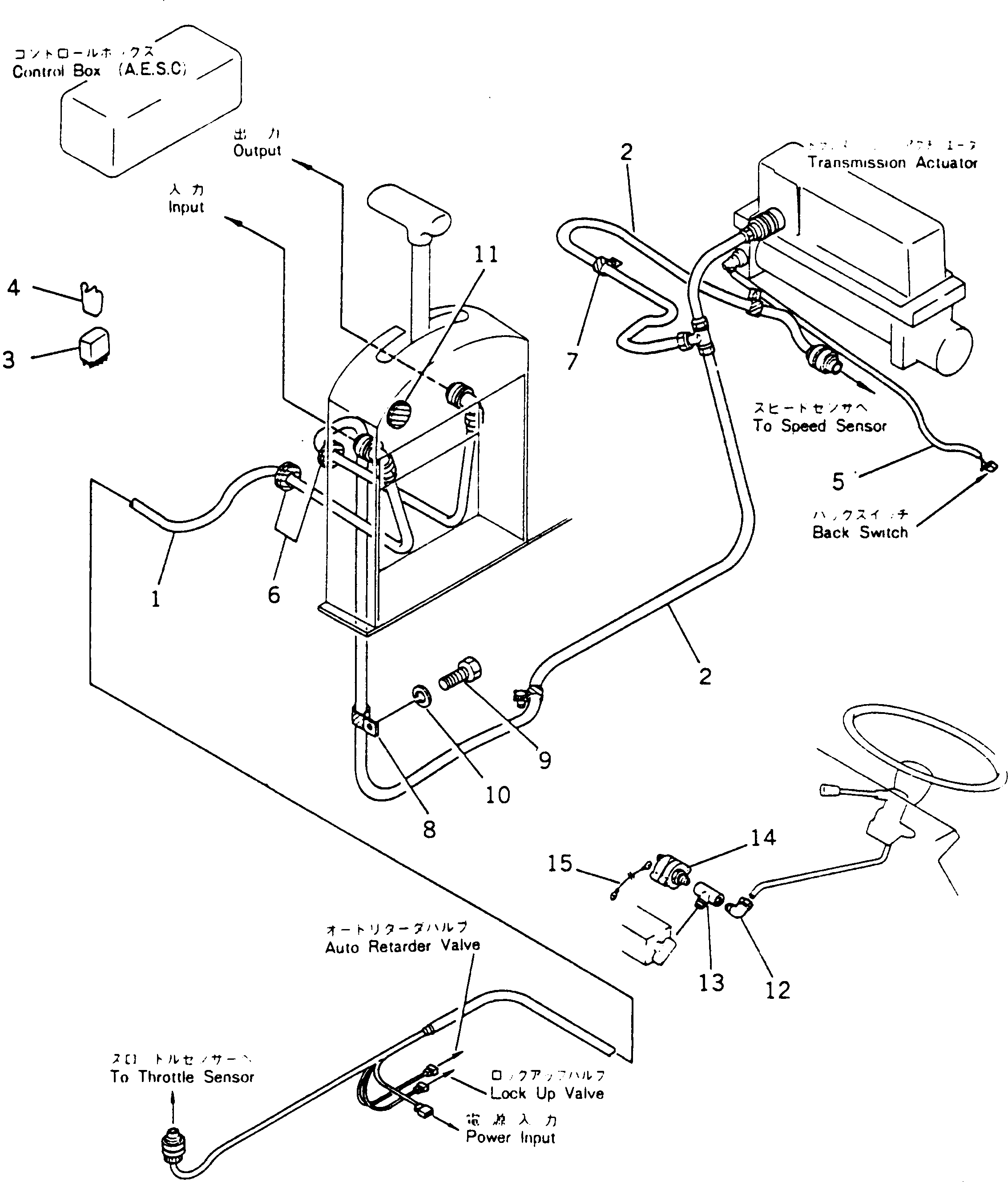 HARNESS,INPUT 566-17-18110 KOMATSU