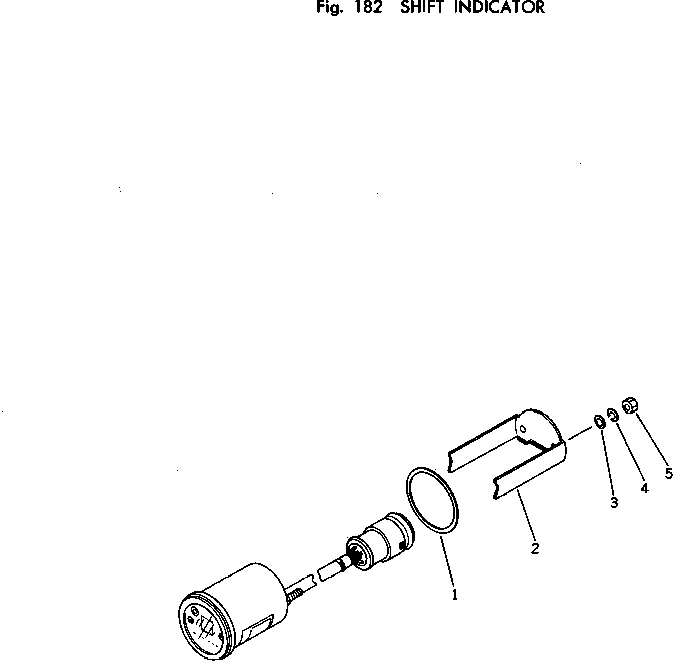 SHIFT INDICATOR A. \0\566-43-45510 KOMATSU