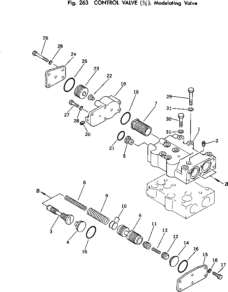 Клапан в сборе (569-15-00601) KOMATSU
