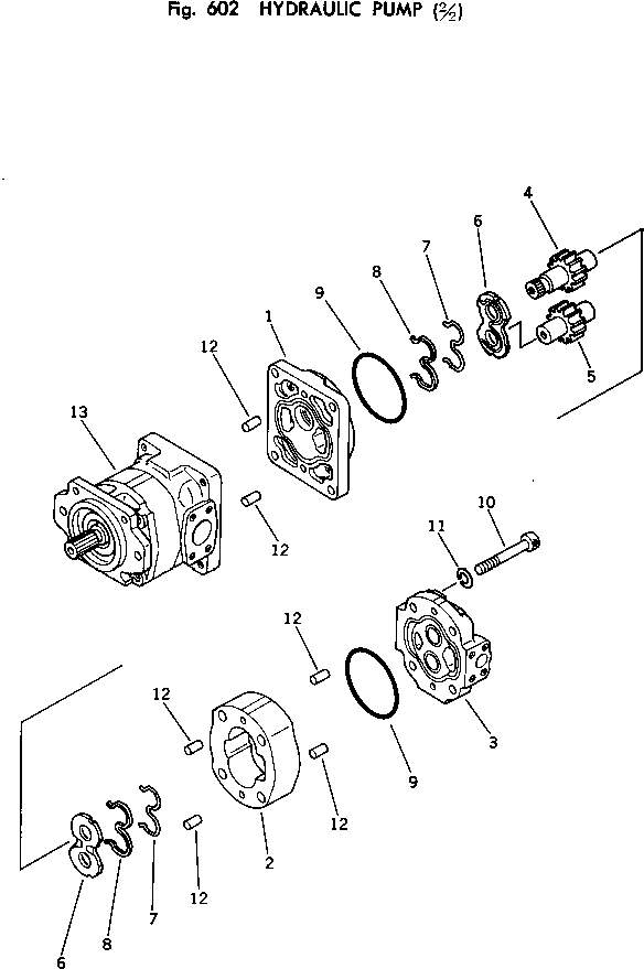 PUMP ASS'Y,(SAR 80) 705-14-38530 KOMATSU