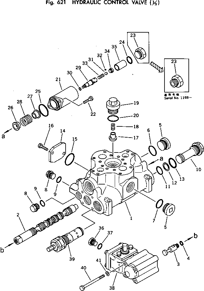 VALVE ASS'Y,HOIST 700-91-15000 KOMATSU