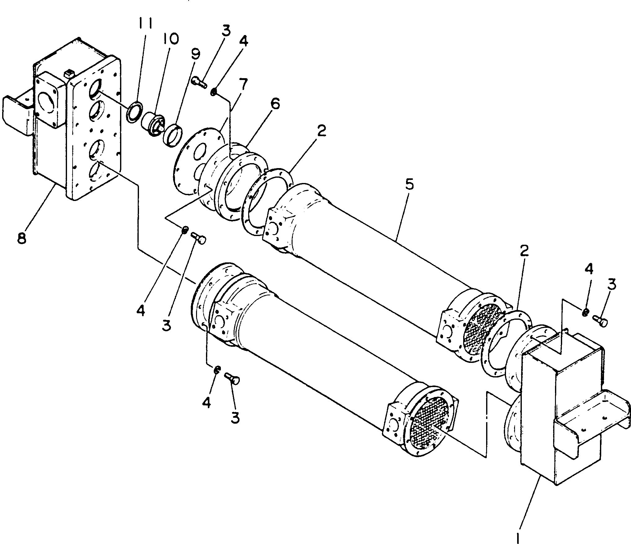 COOLER ASS'Y,BRAKE 562-03-13100 KOMATSU