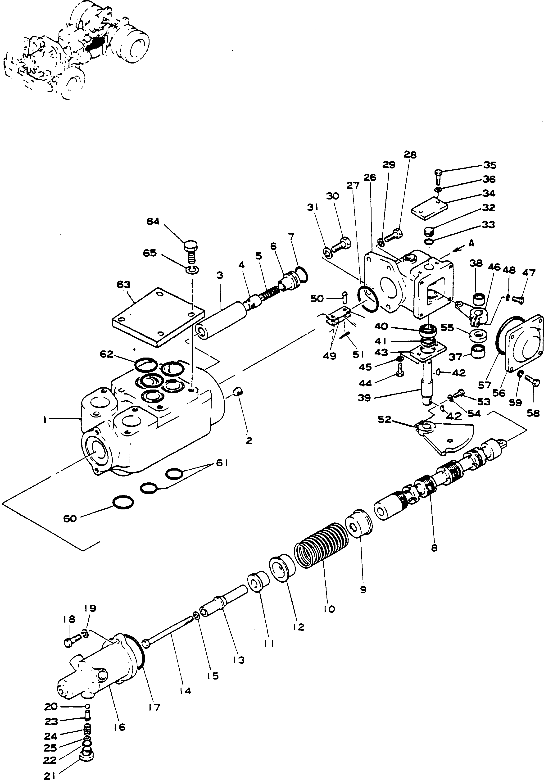 VALVE BODY ASS'Y 701-51-32001 KOMATSU