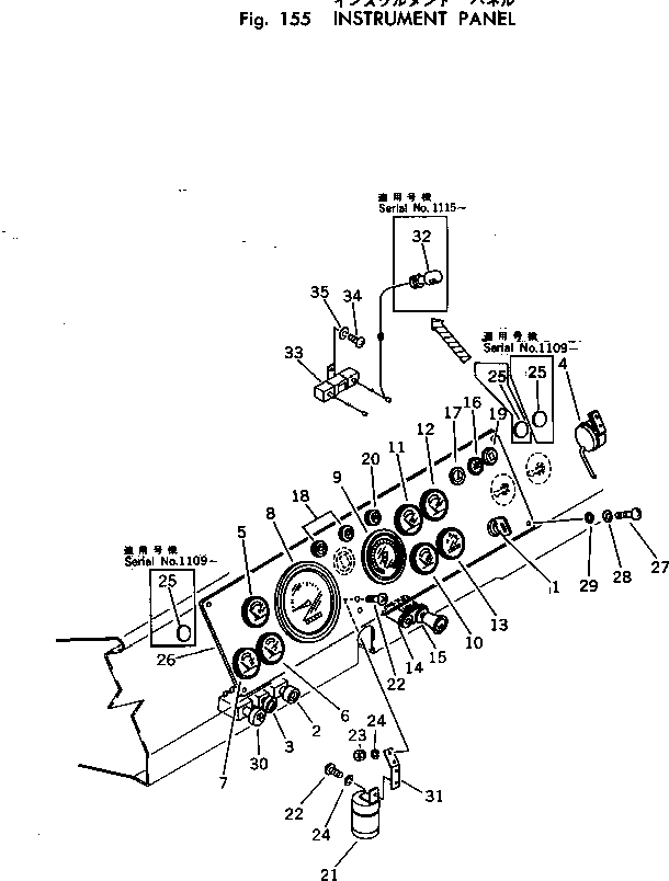 Фонарь 08143-32400 KOMATSU