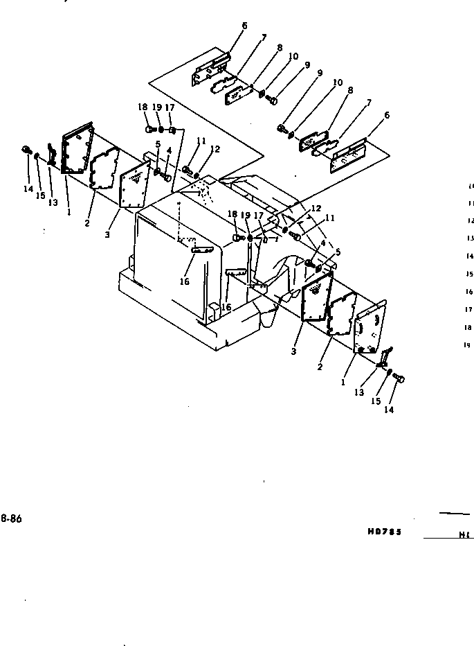 Пластина 561-95-35150 KOMATSU