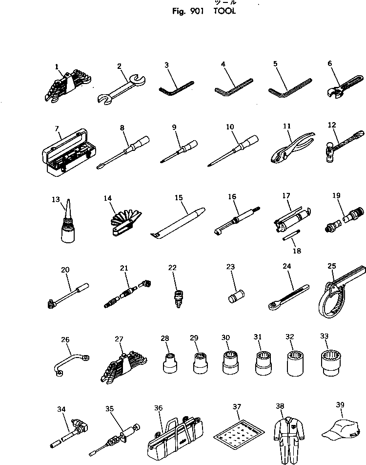 TABLE,(SPANISH) 561-98-31910 KOMATSU