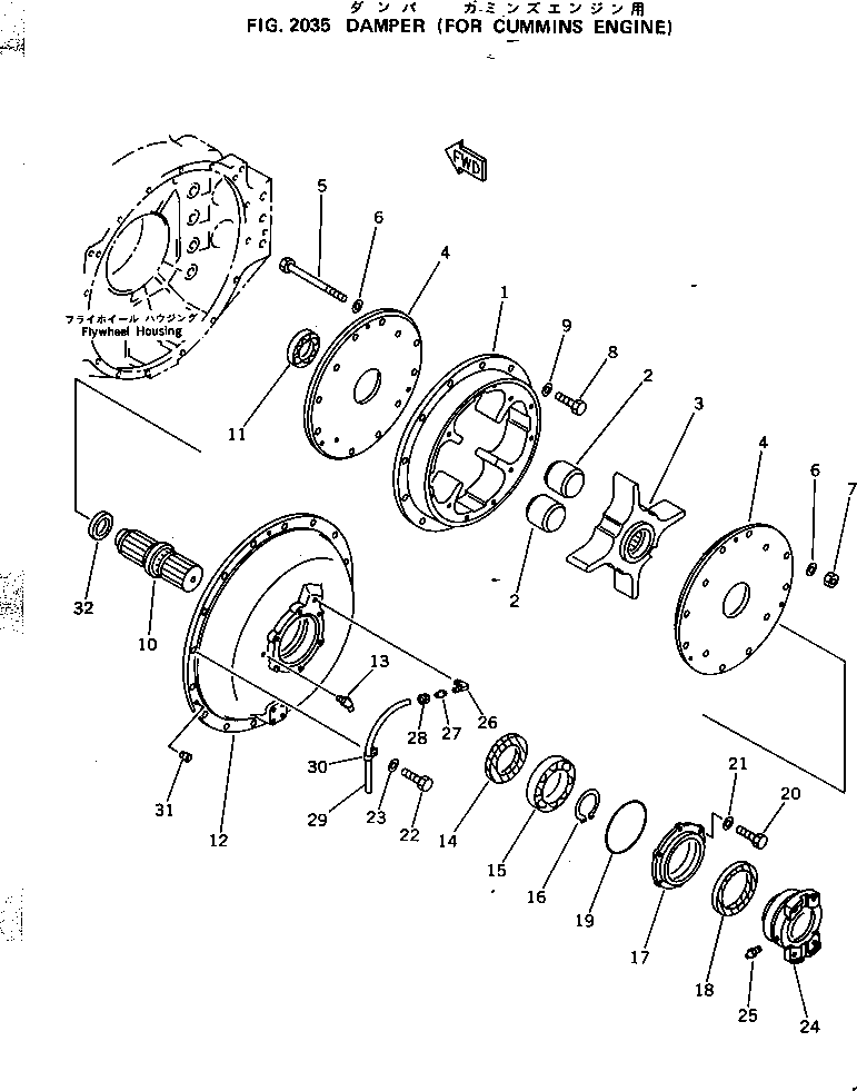 Проставка 562-01-22190 KOMATSU