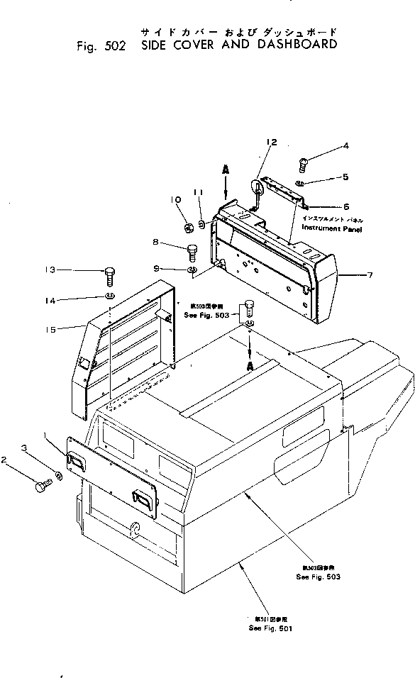 DASHBOARD 266-10-46100 KOMATSU