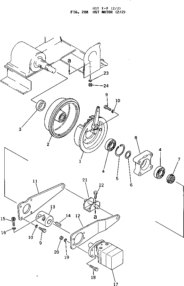 BRAKE ASS'Y 258-40-15100 KOMATSU