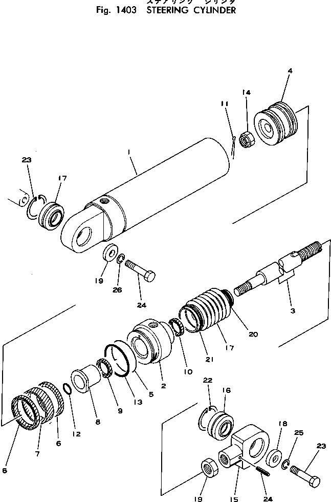 CYLINDER \ 2691-6-14101 KOMATSU