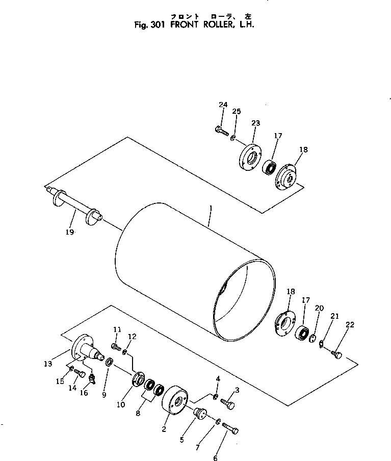 AXLE 258-40-11200 KOMATSU