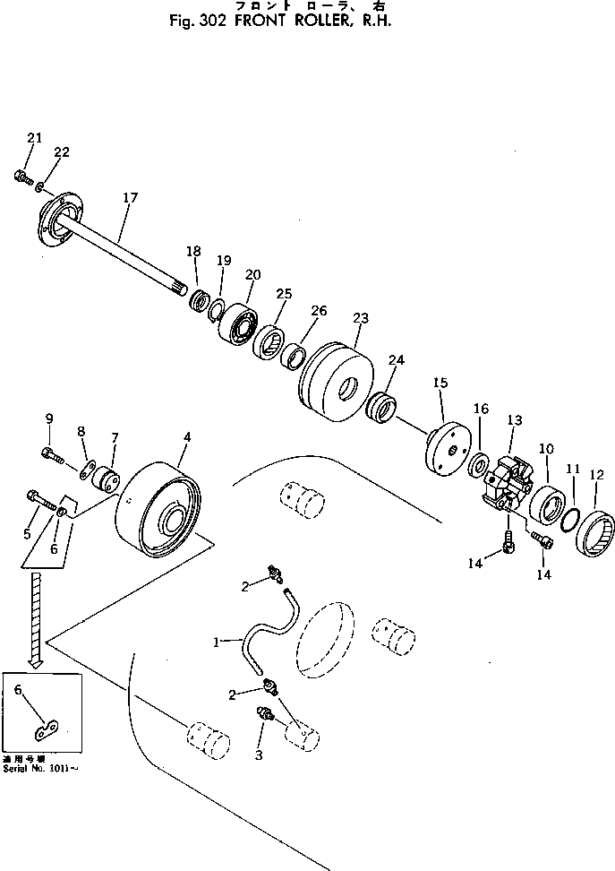 Фланец 258-40-11561 KOMATSU
