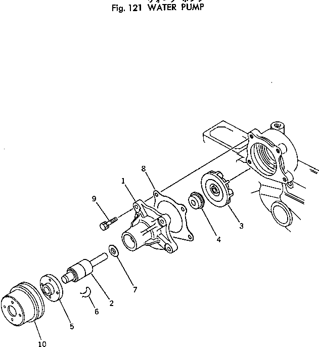Фланец KT15449-7415-1 KOMATSU