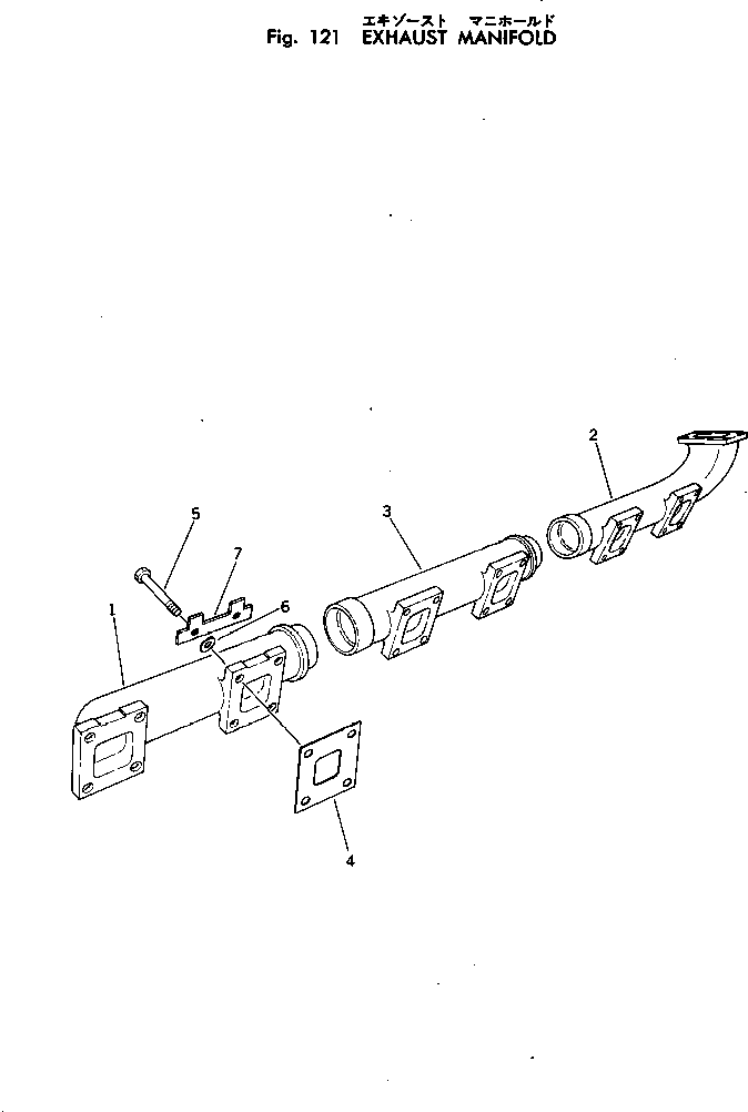 MANIFOLD,EXHAUST CU3028237 KOMATSU