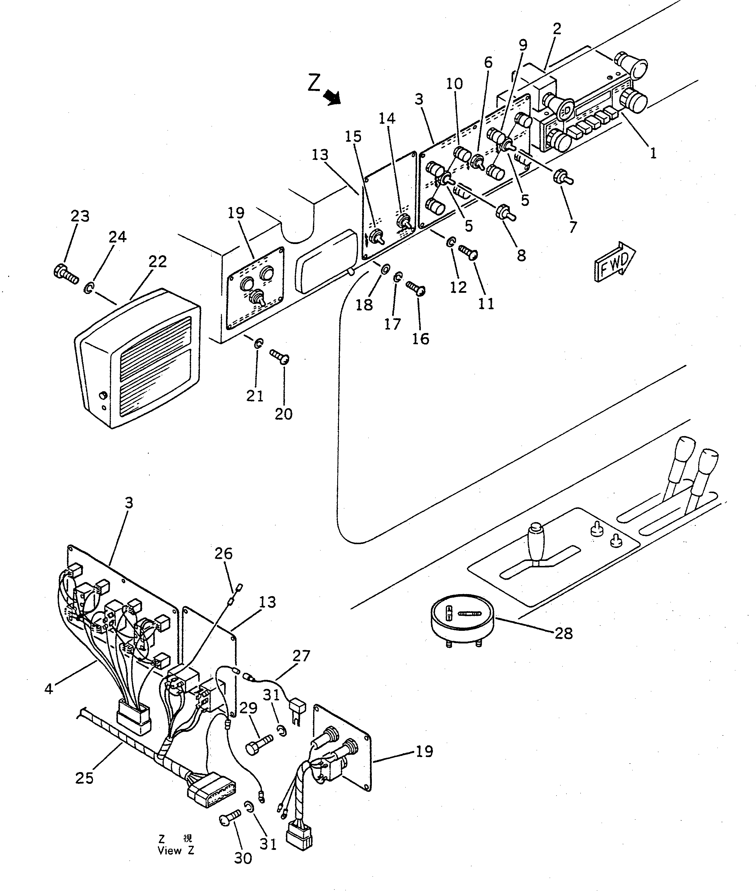 Панель 22W-06-12640 KOMATSU