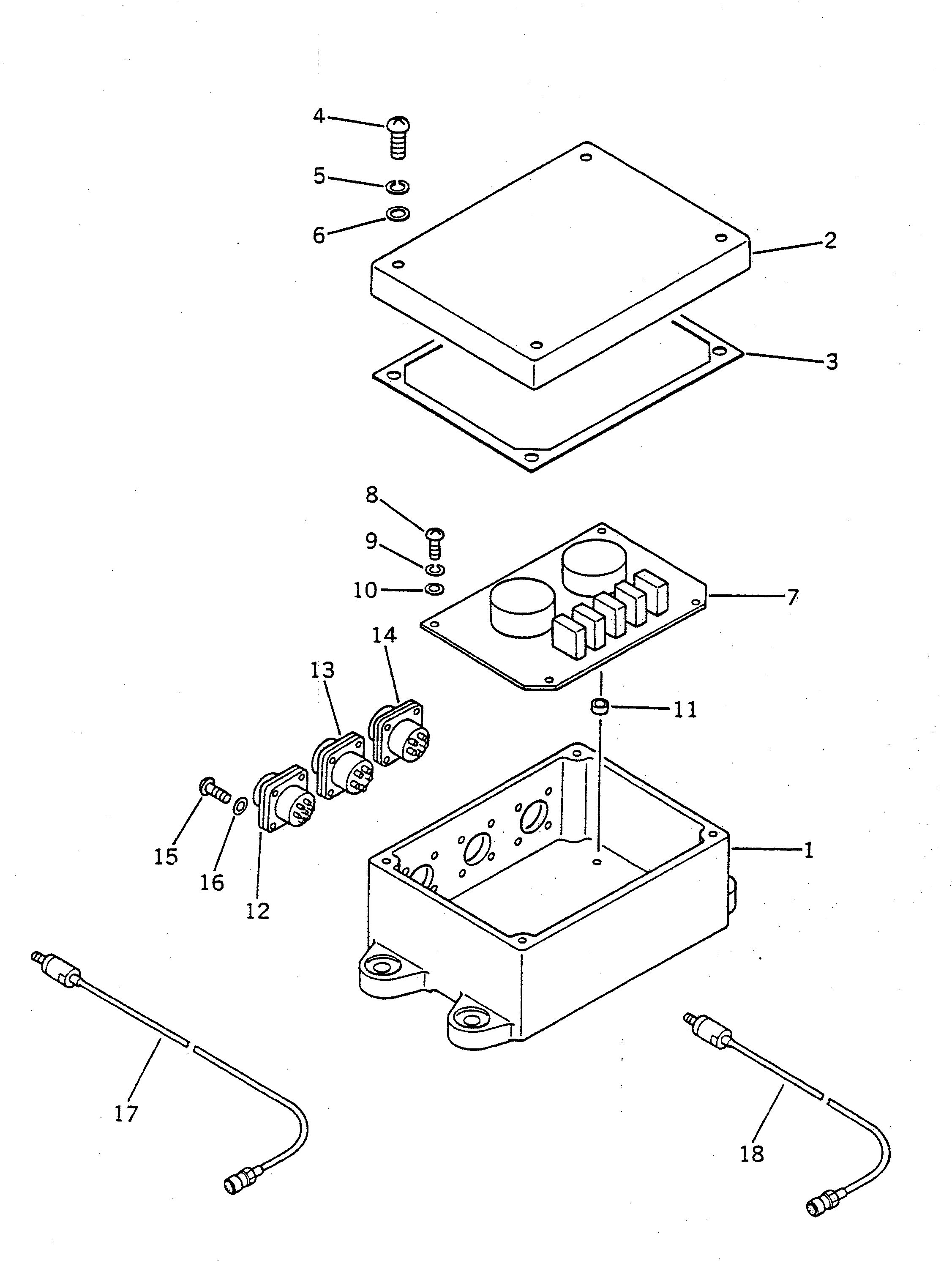BOX ASS'Y,SENSOR 7816-11-0010 KOMATSU