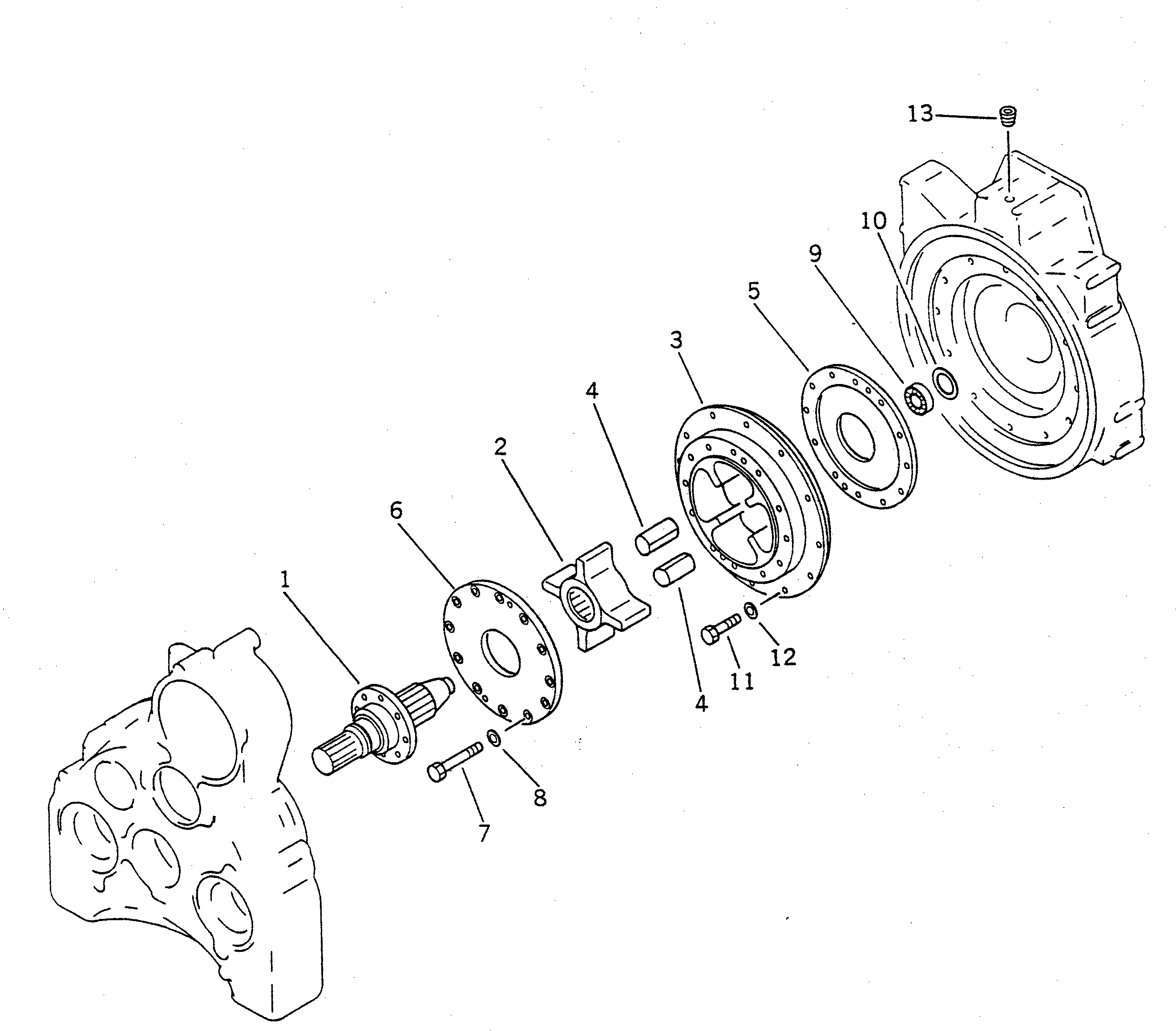 Корпус 22W-12-13110 KOMATSU