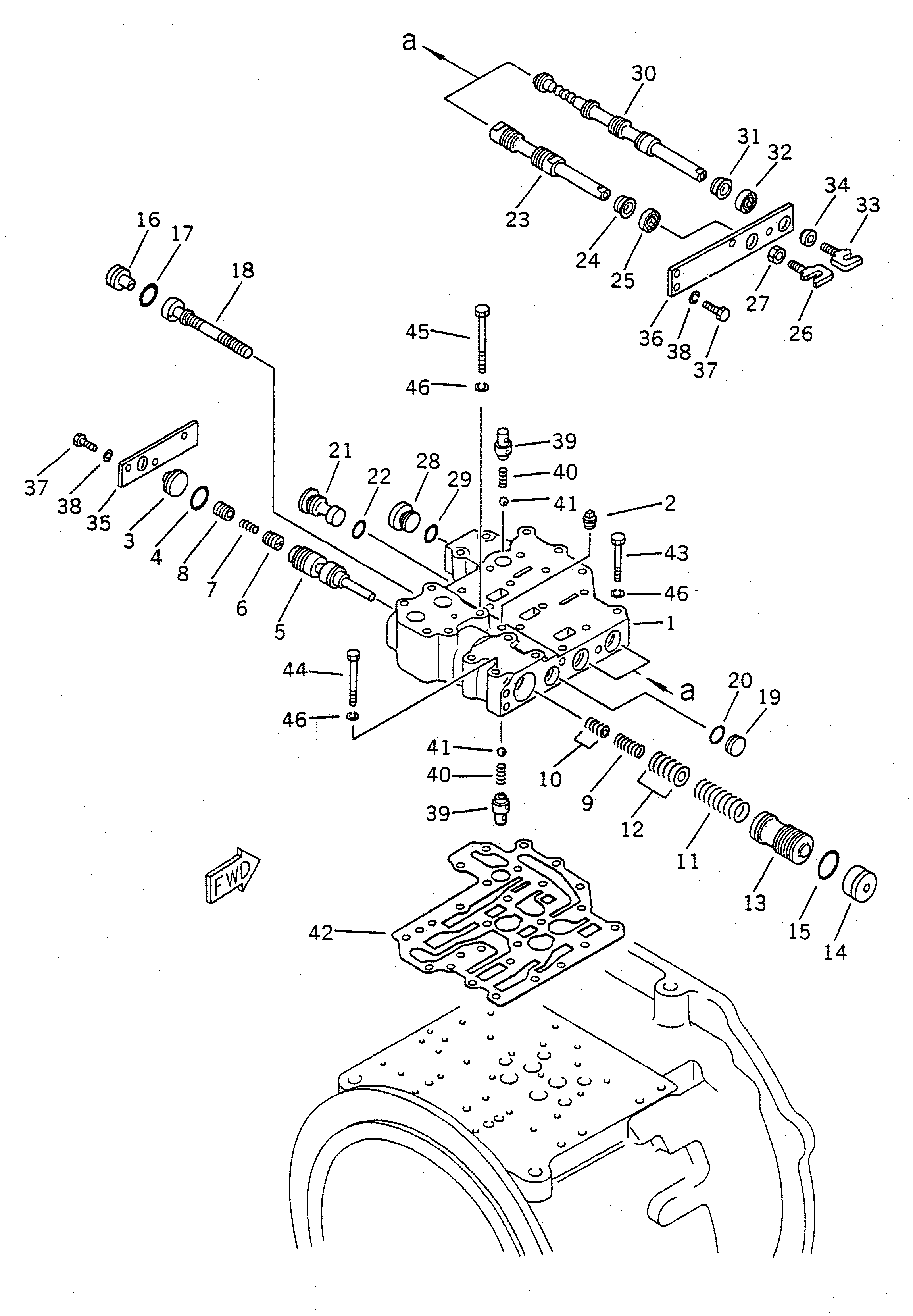 Клапан 125-15-35220 KOMATSU