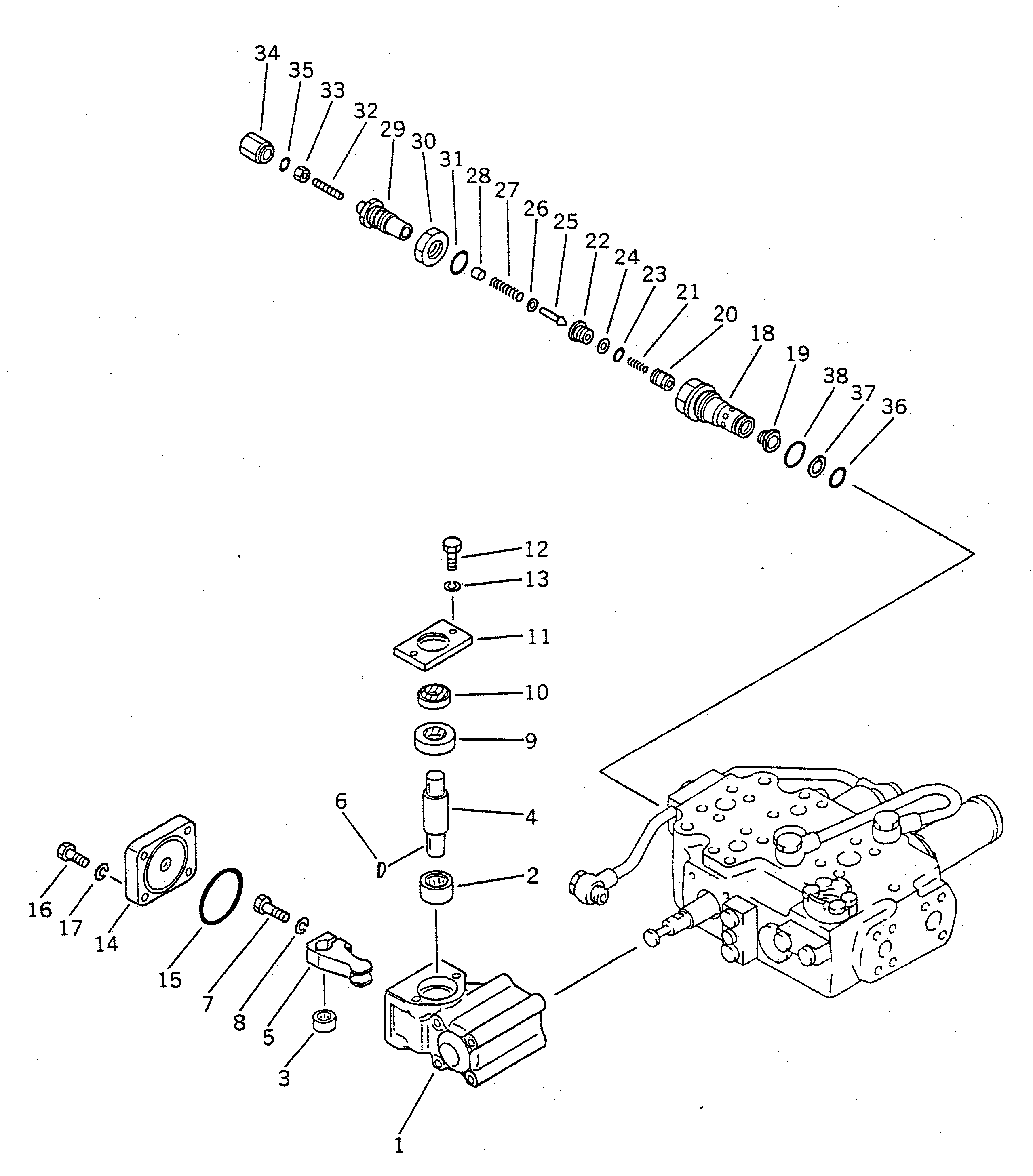 Предохранительный клапан в сборе 700-83-52000 KOMATSU