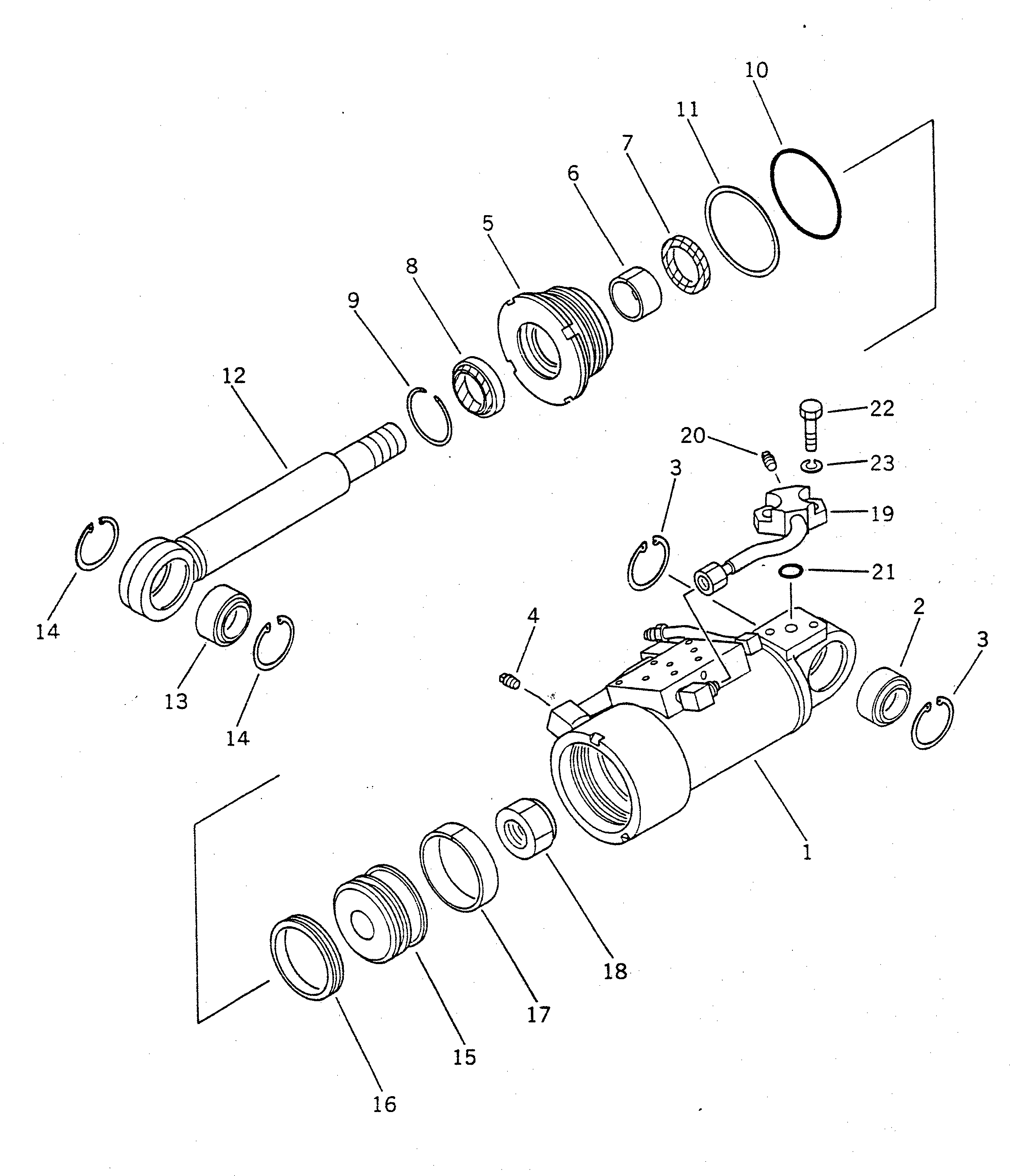 TUBE,R.H. FRONT AND L.H. REAR 22W-63-15260 KOMATSU