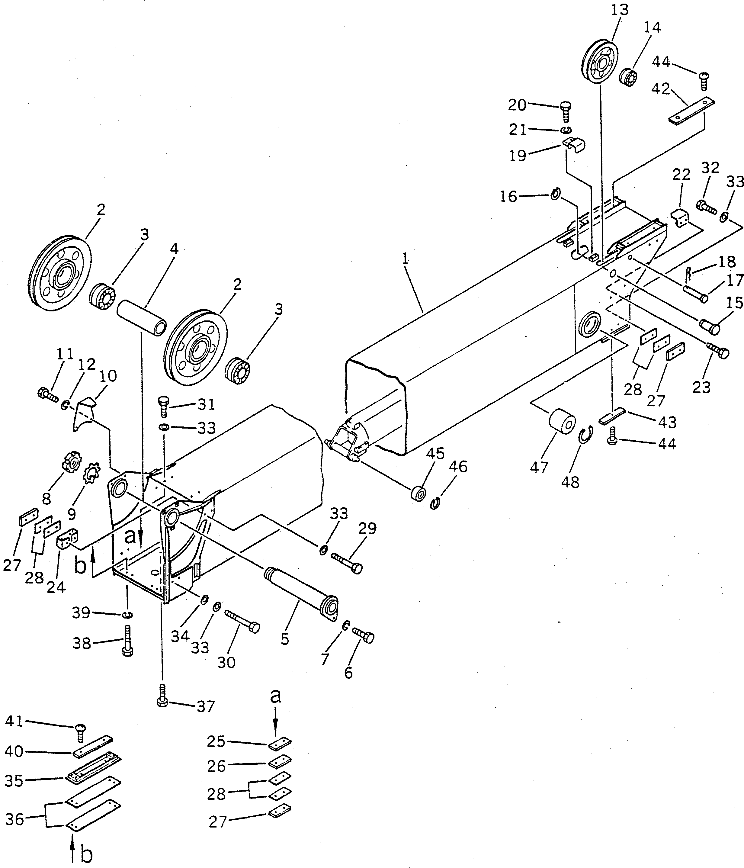 Направляющая 22W-70-12430 KOMATSU