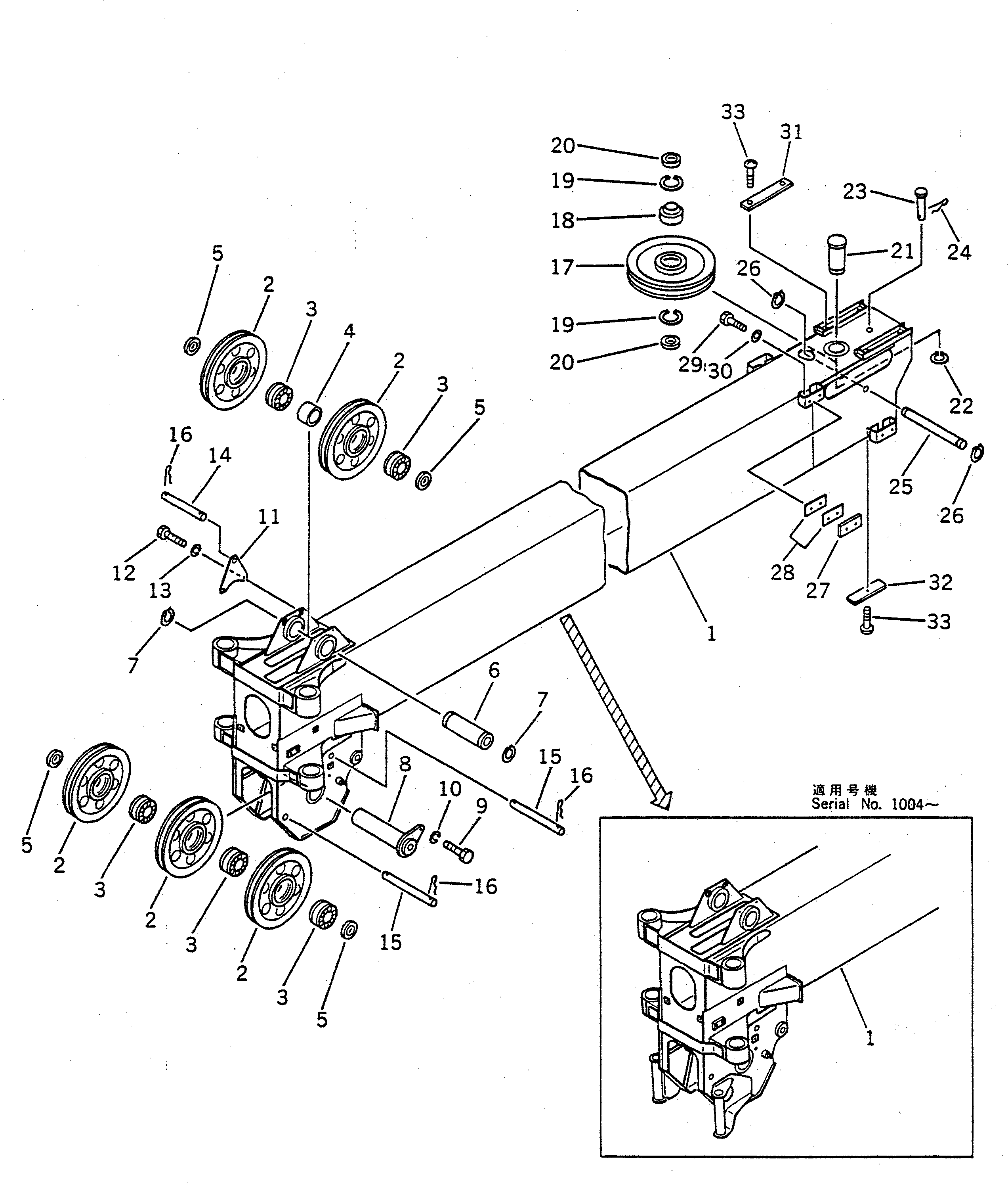 Упорное кольцо 22W-70-11340 KOMATSU