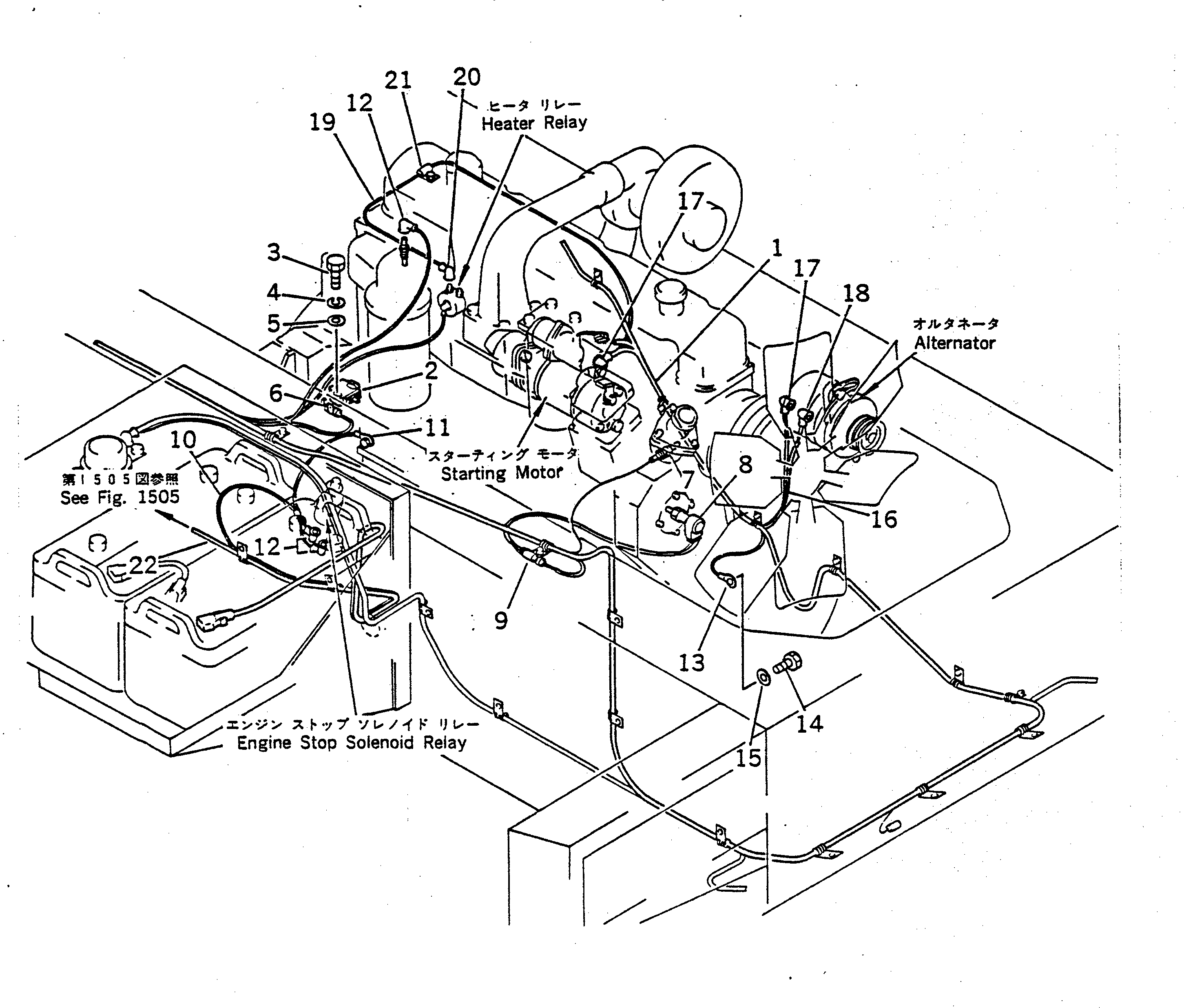 SENSOR,ENGINE REVOLUTION 22W-06-13370 KOMATSU