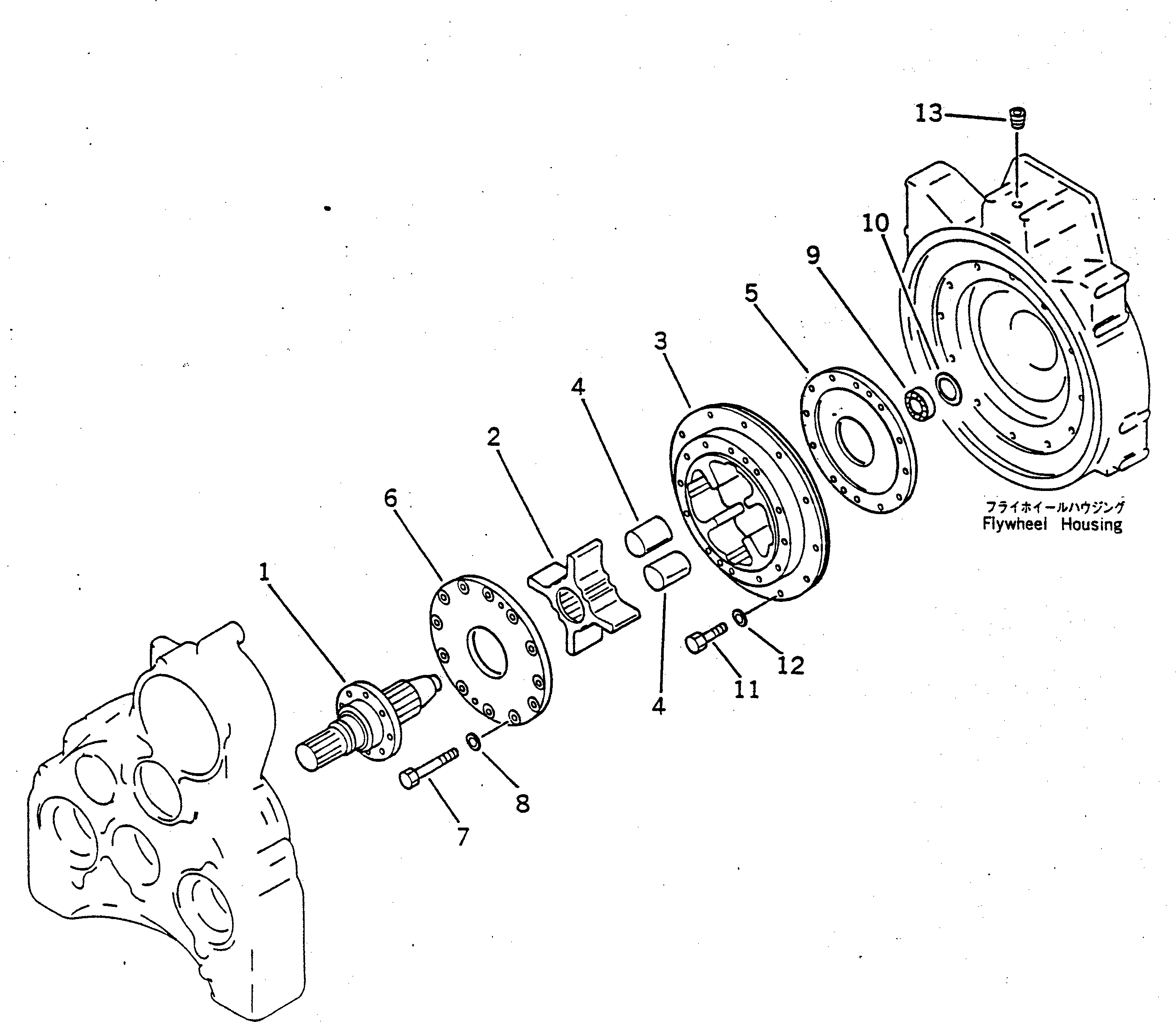 Корпус 22X-12-11110 KOMATSU
