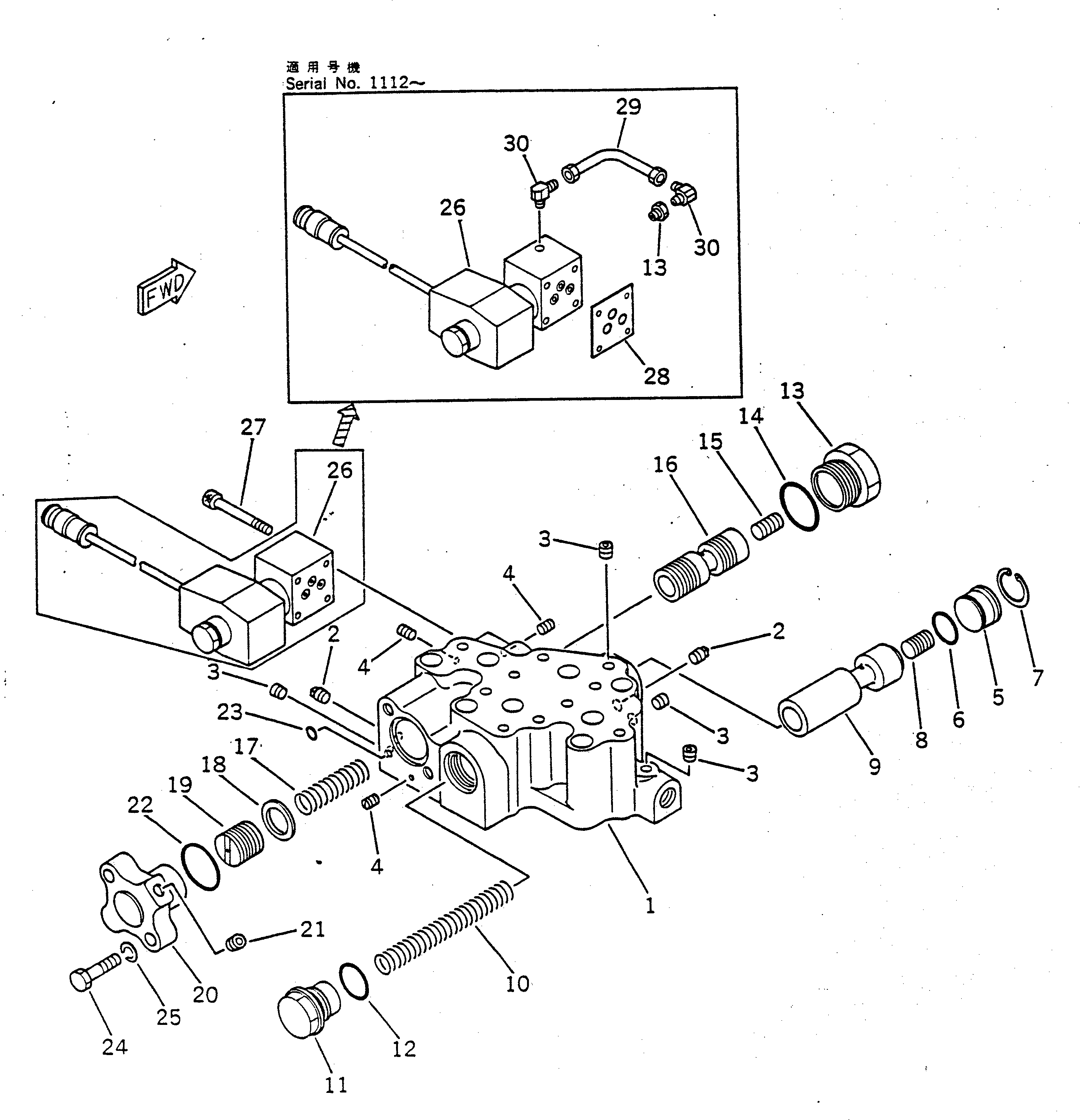 Пробка 711-24-26680 KOMATSU