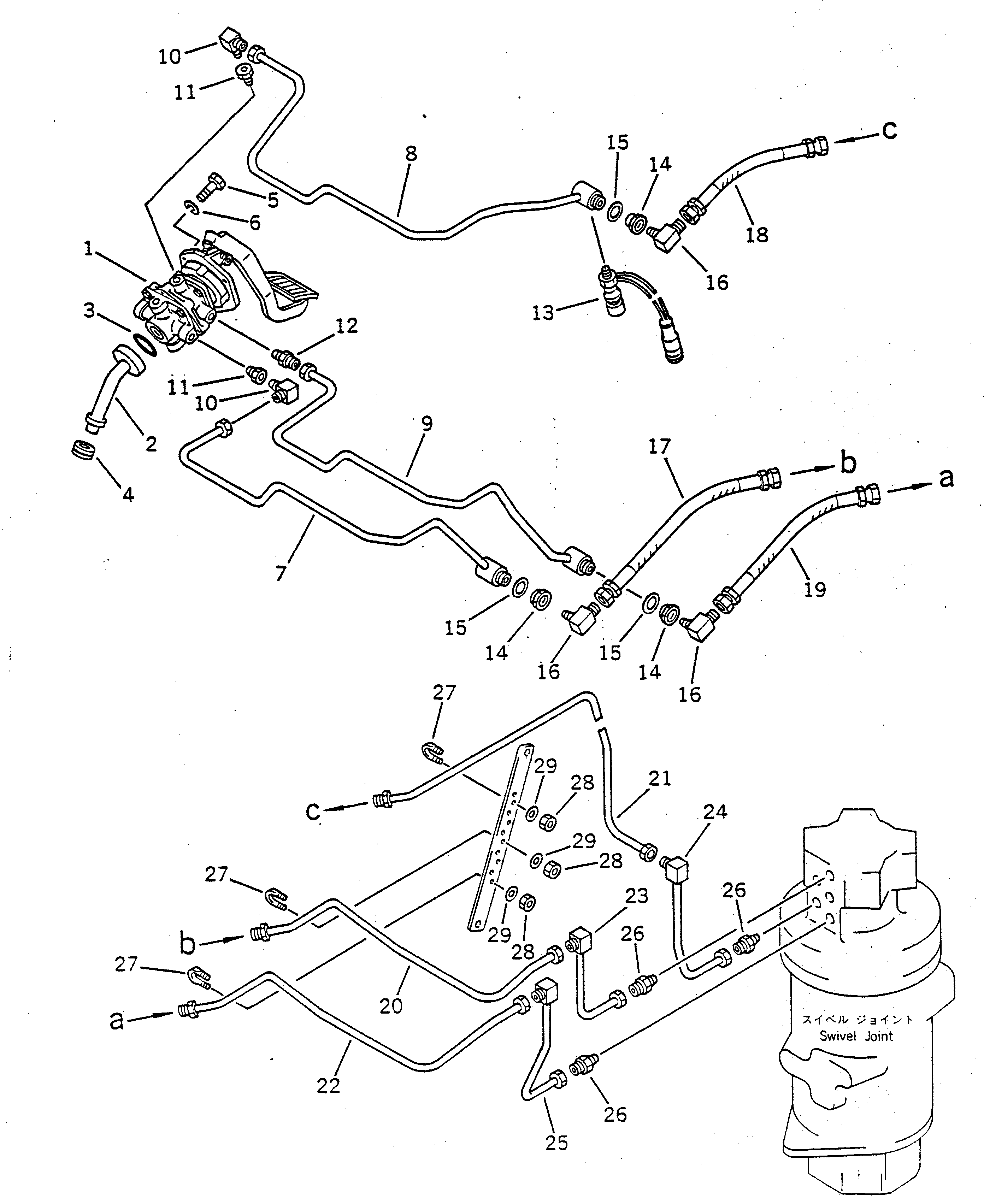 VALVE ASS'Y,BRAKE 22X-44-16200 KOMATSU