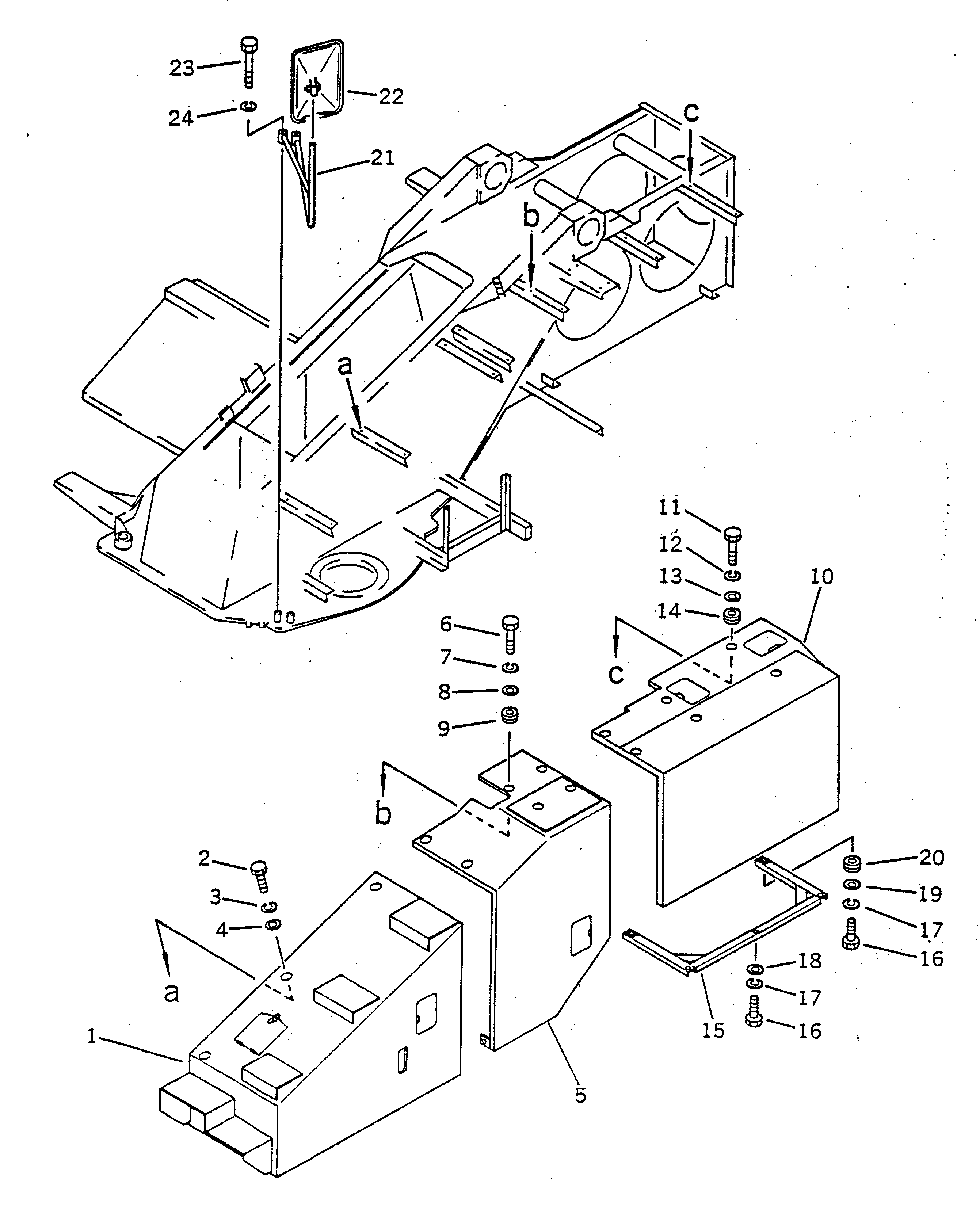 Распорка 22X-54-12260 KOMATSU