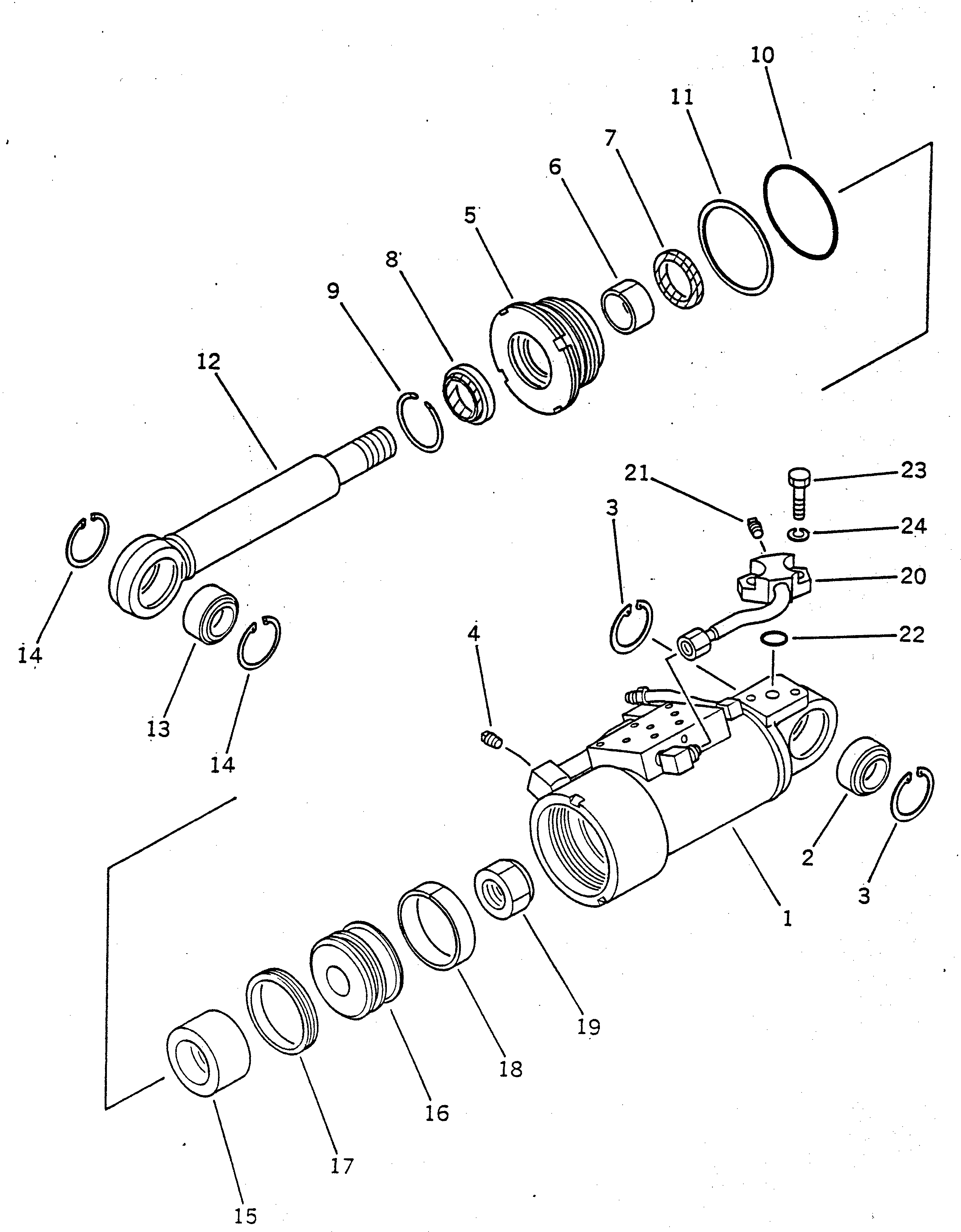 Упорное кольцо 22X-63-15770 KOMATSU