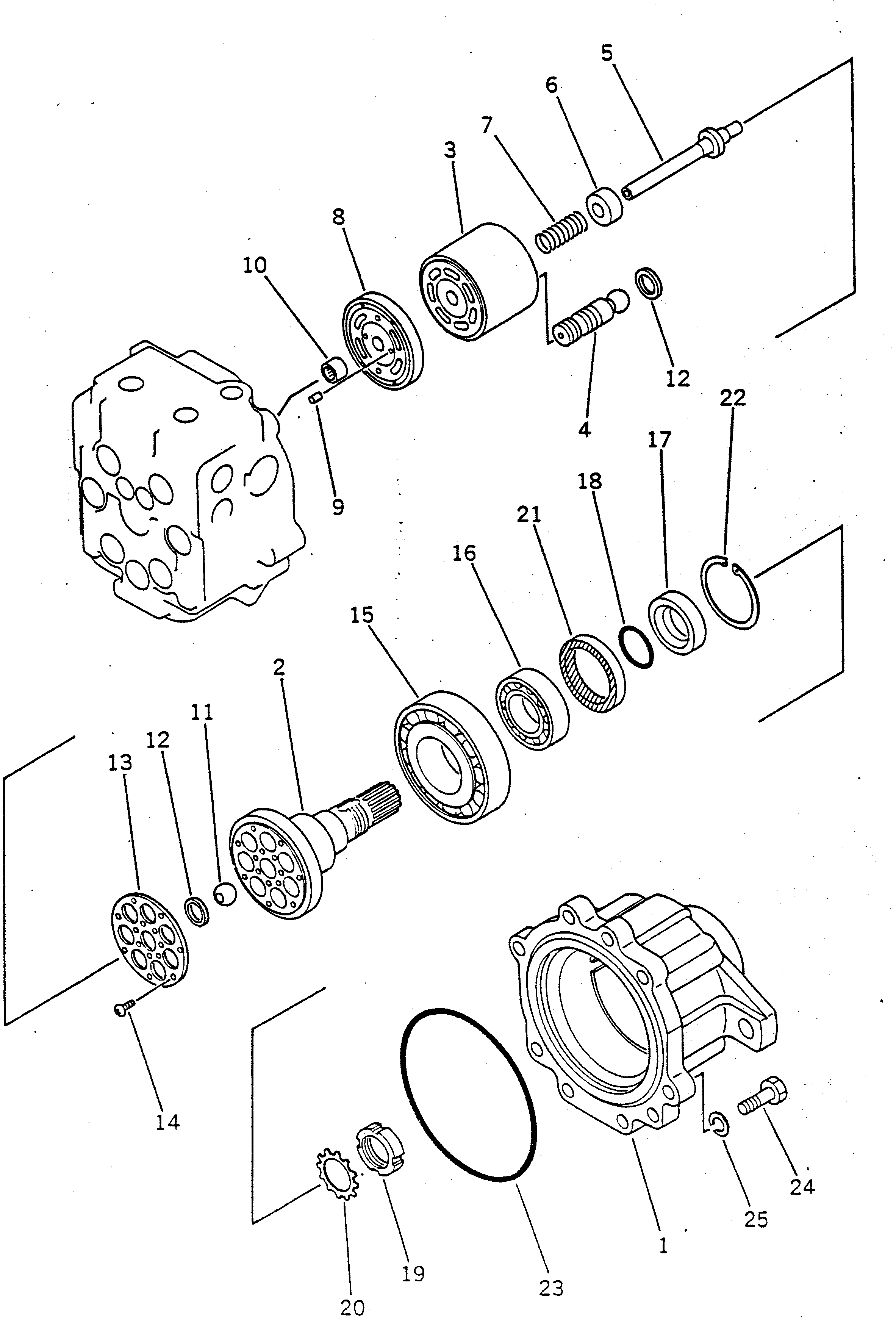 MOTOR ASS'Y,WINCH 706-75-12100 KOMATSU