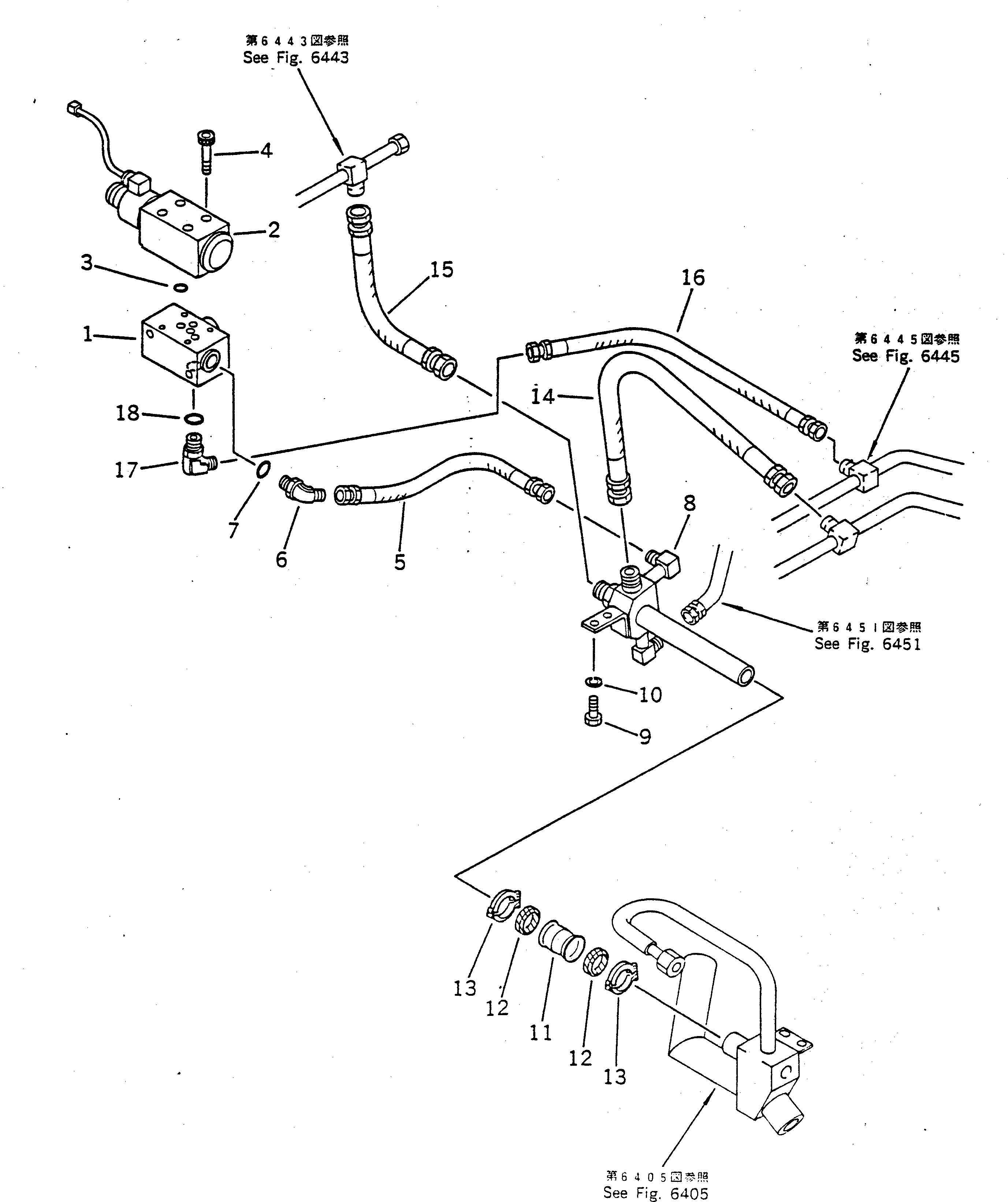 VALVE ASS'Y,REVERSE STEERING 22W-60-11101 KOMATSU