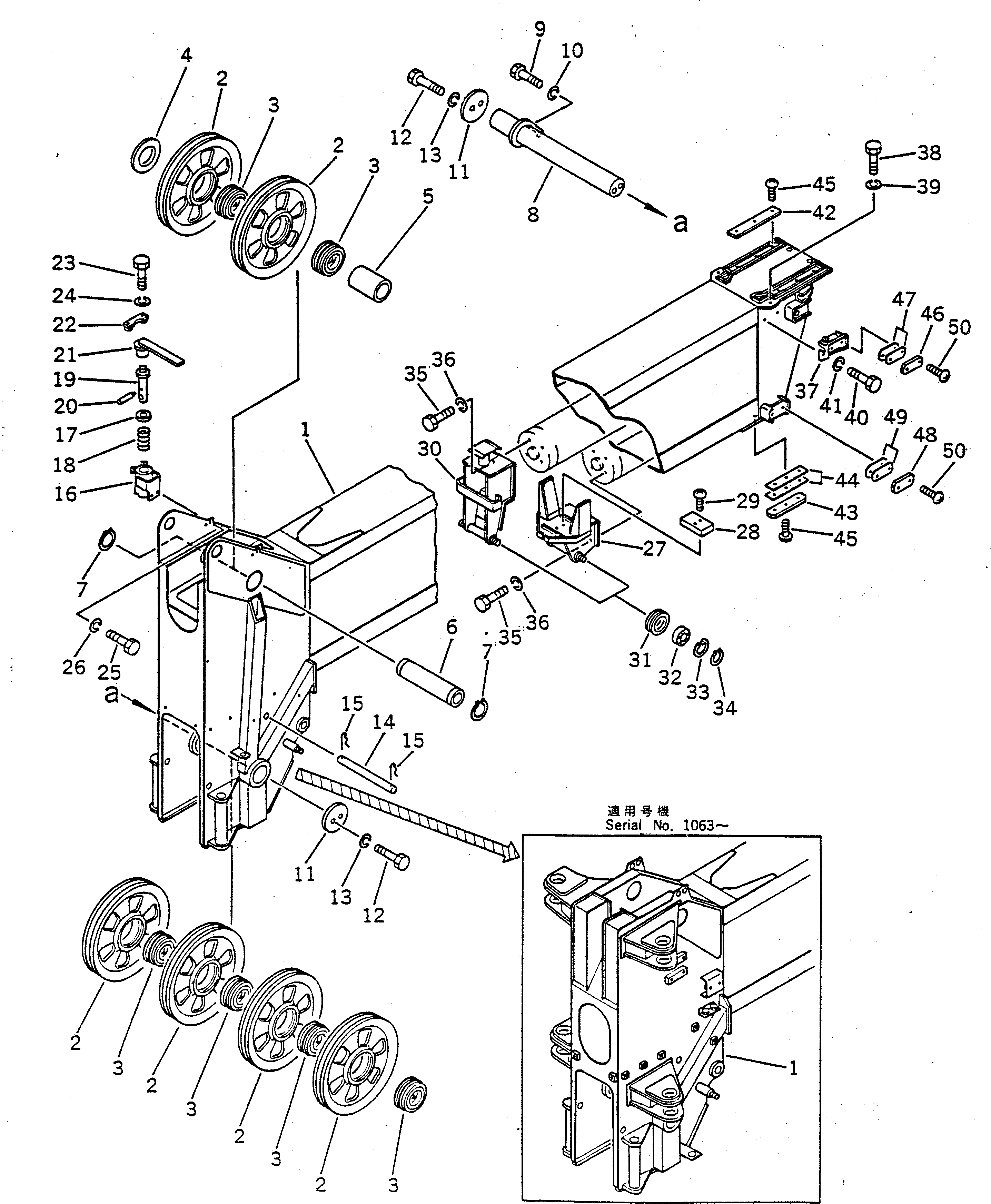 Упорное кольцо 22X-70-11331 KOMATSU