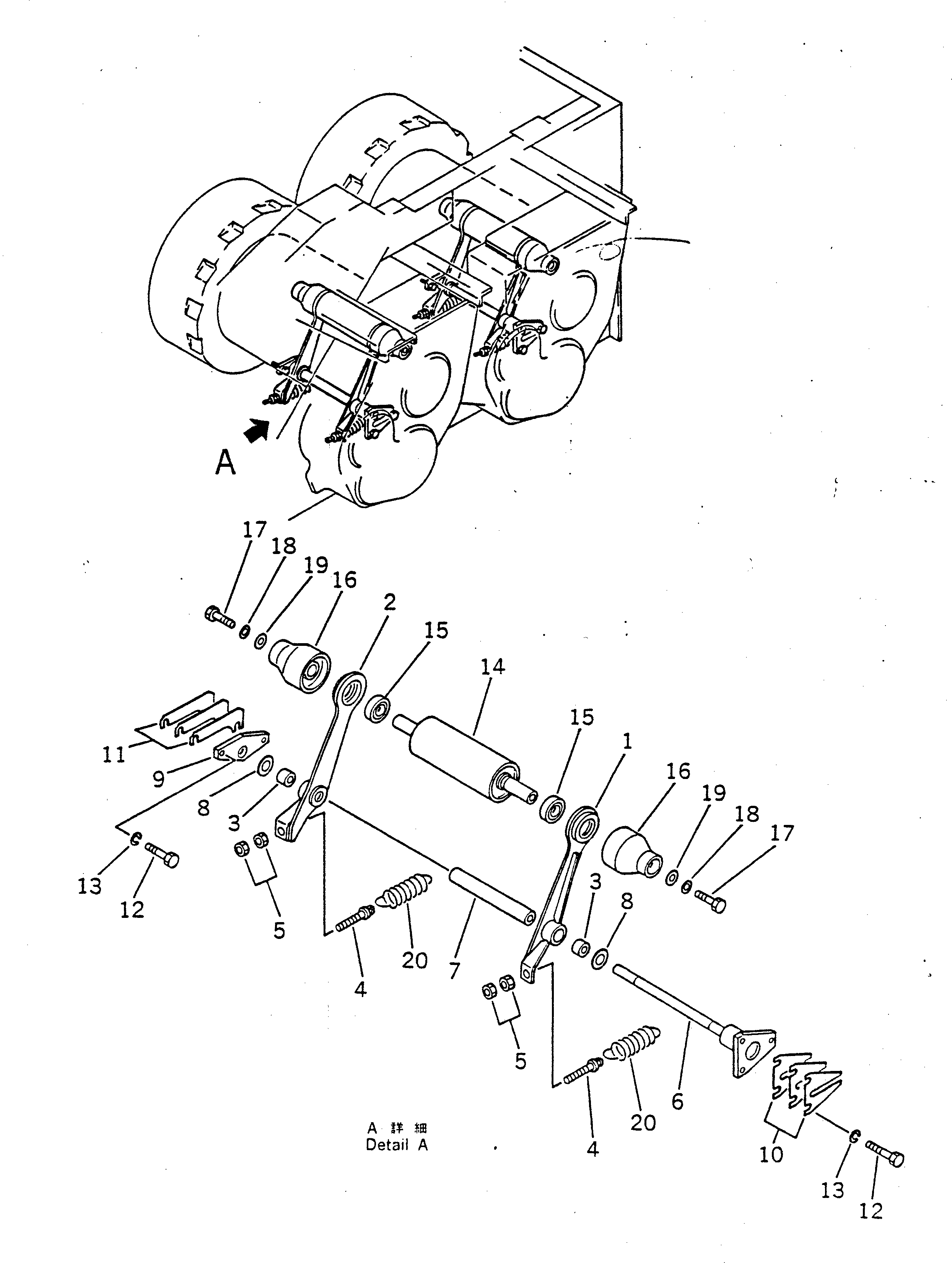 Упорное кольцо 22X-75-14790 KOMATSU