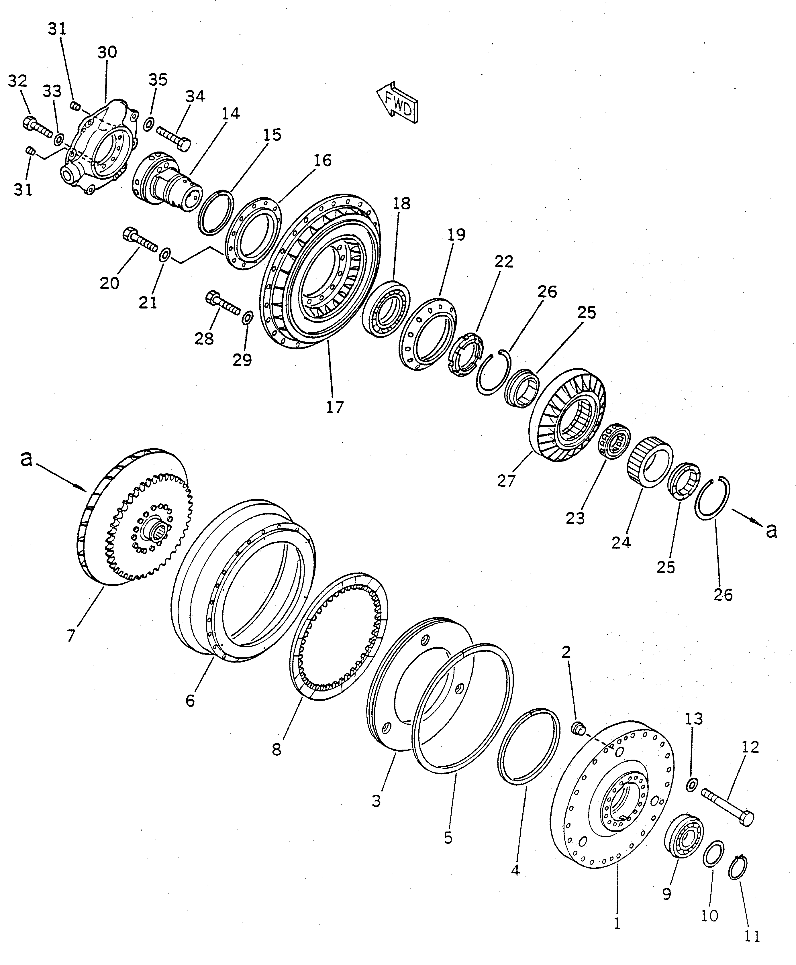 Направляющая 711-61-21140 KOMATSU