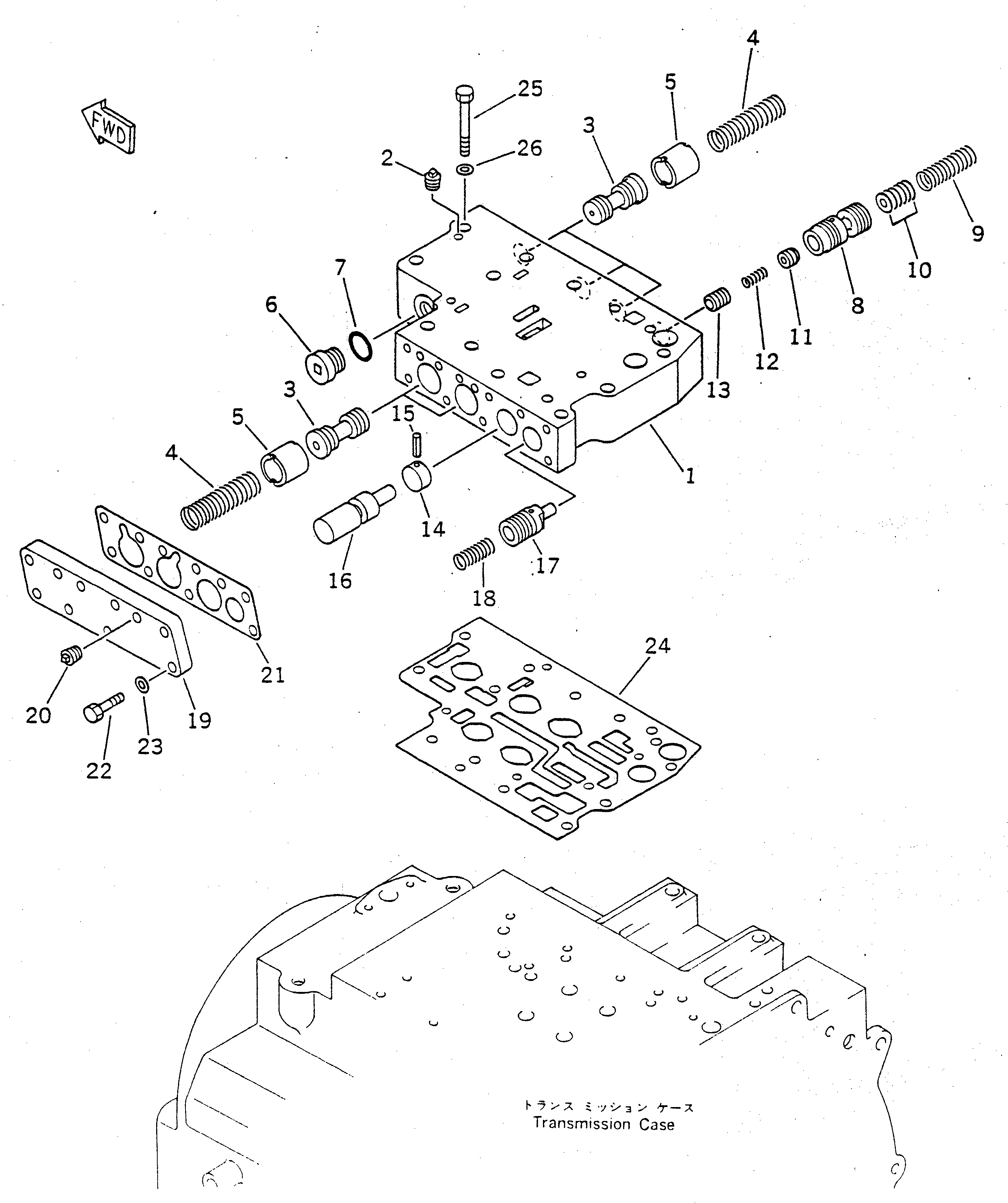 GASKET,VALVE 22W-15-25960 KOMATSU