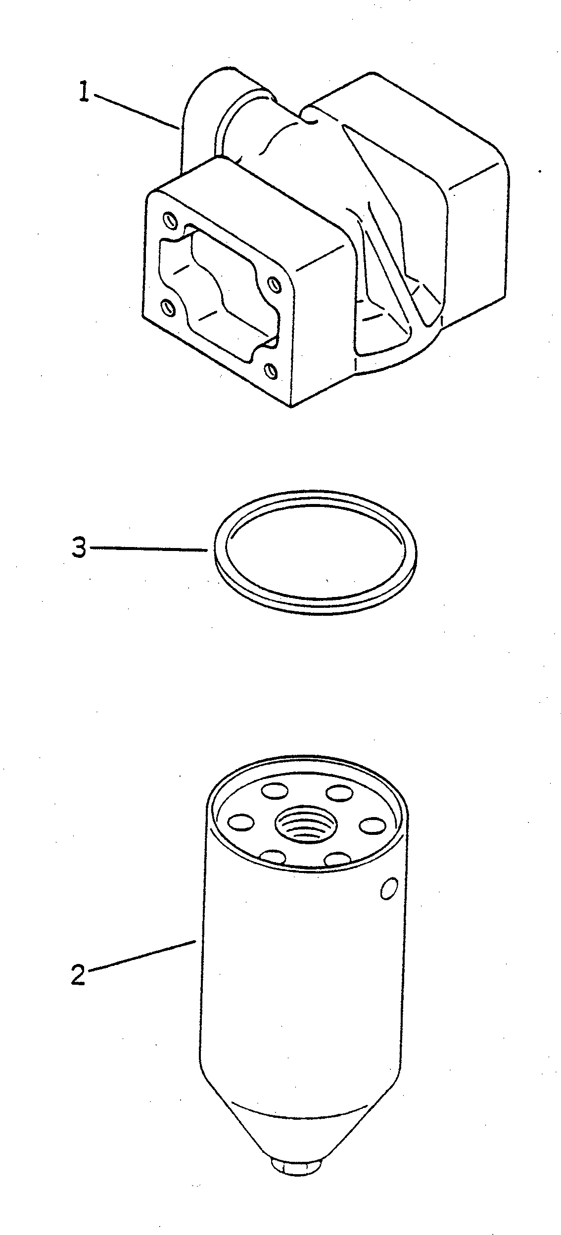 OIL FILTER ASS'Y 23S-49-00010 KOMATSU